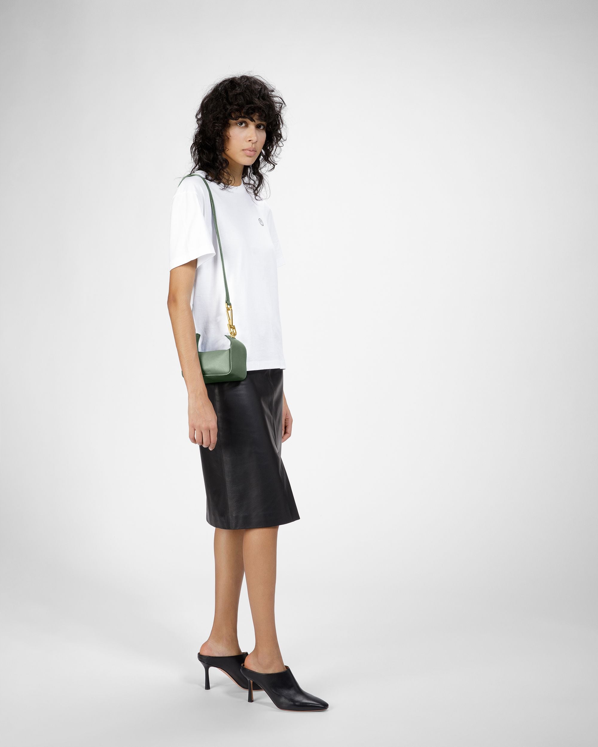 B-Hook XS Leather Minibag In Sage - Women's - Bally - 09