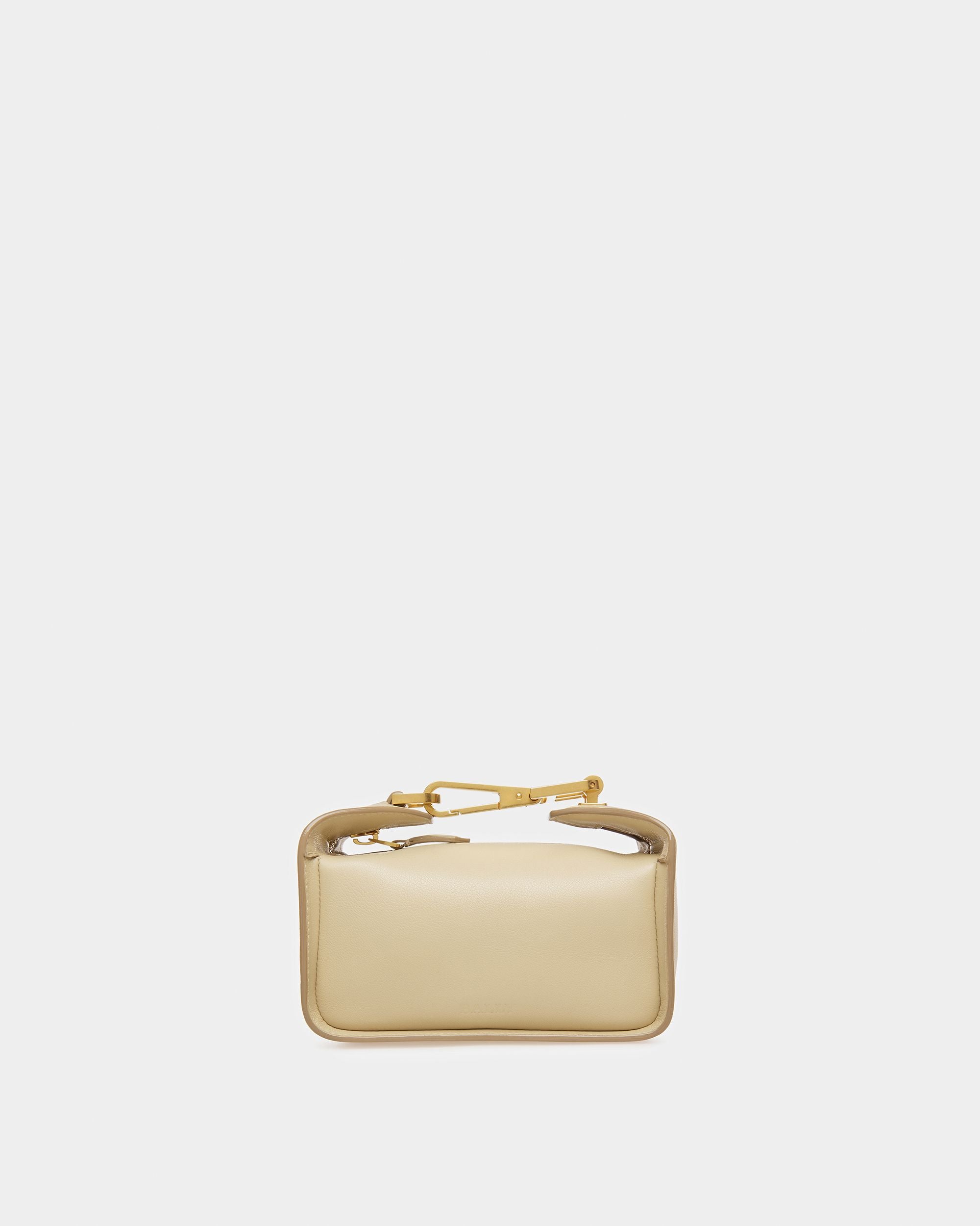 B-Hook XS Leather Minibag In Fossil - Women's - Bally - 01