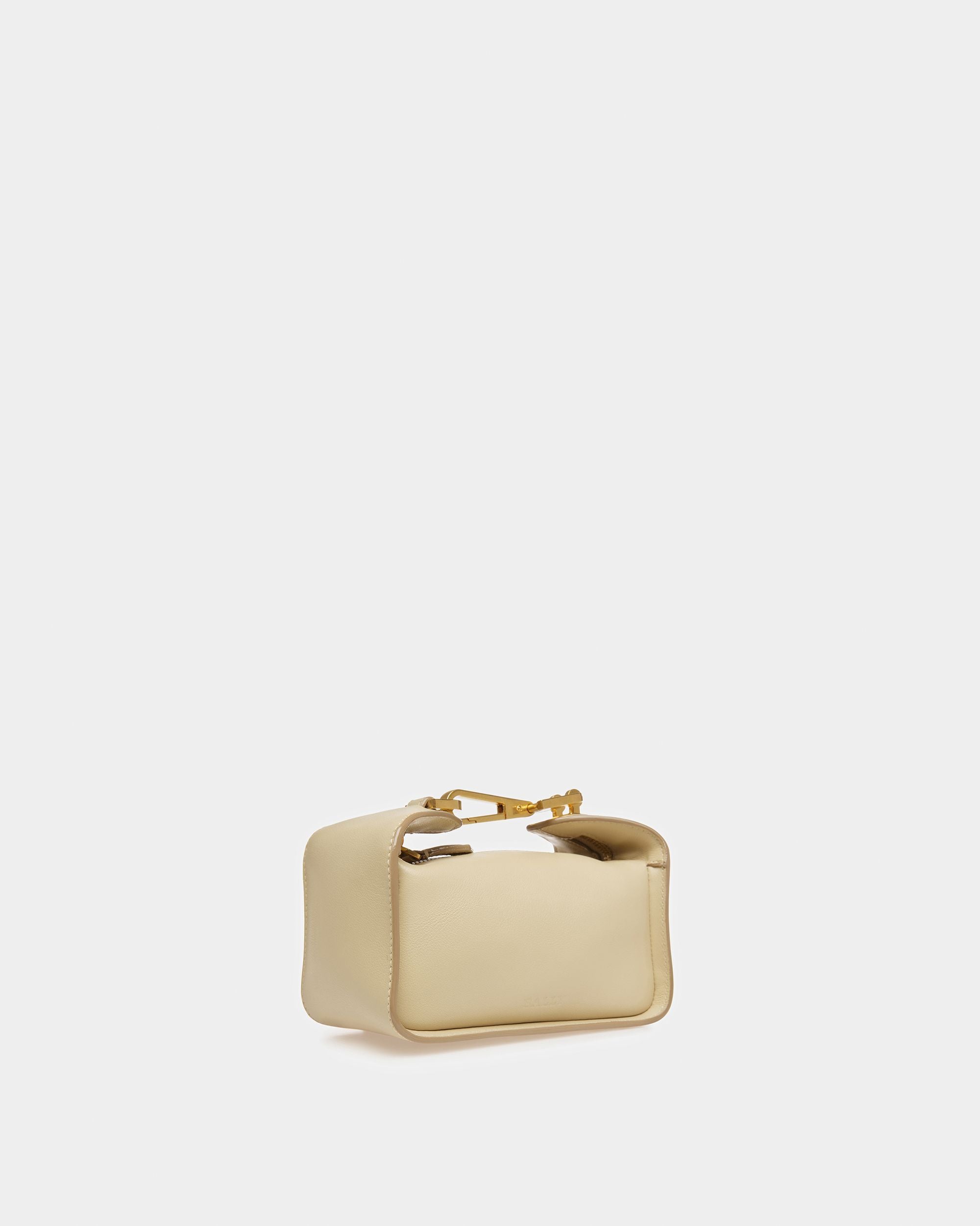 B-Hook XS Leather Minibag In Fossil - Women's - Bally - 06