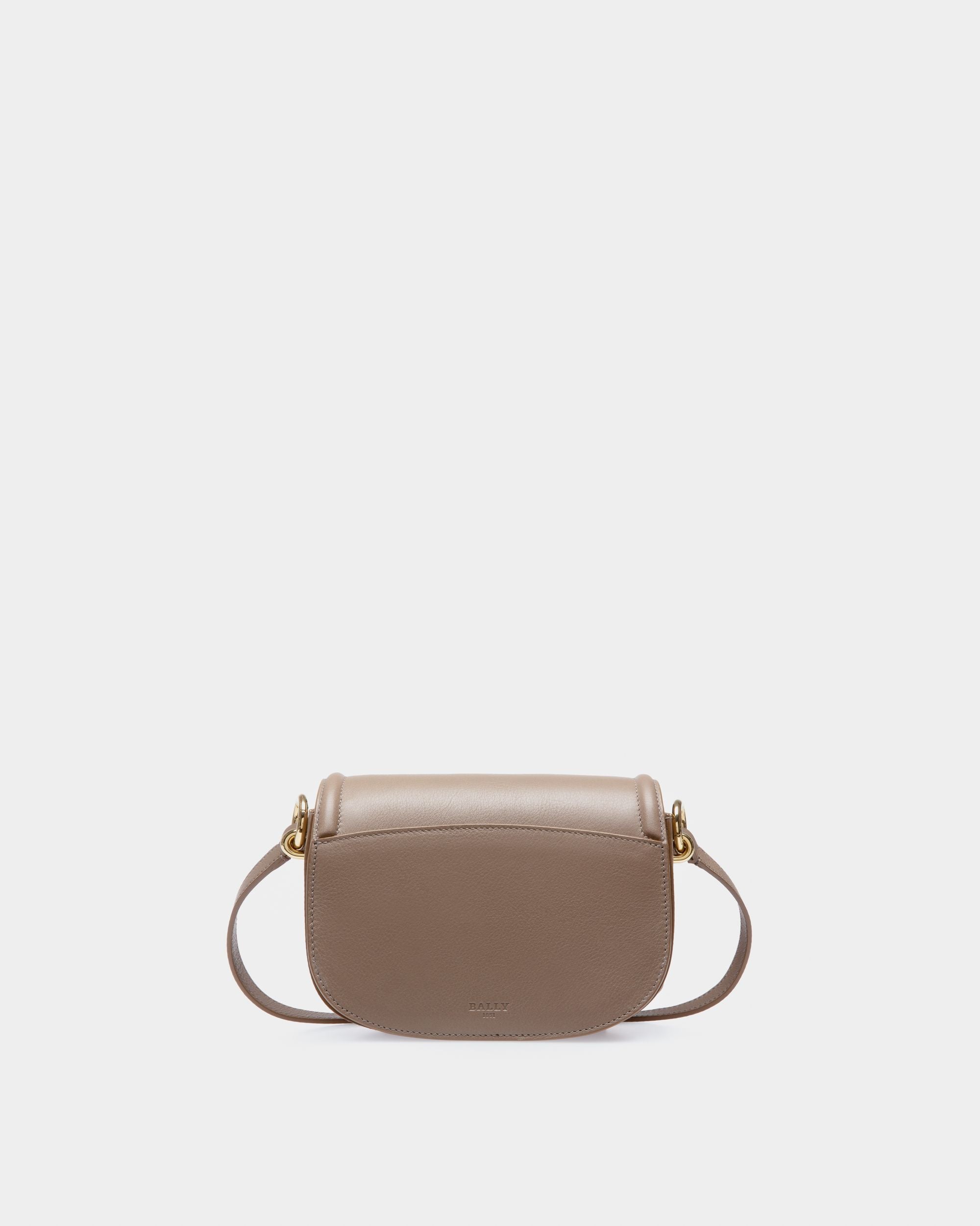 Baily Leather Minibag In Taupe - Women's - Bally - 02