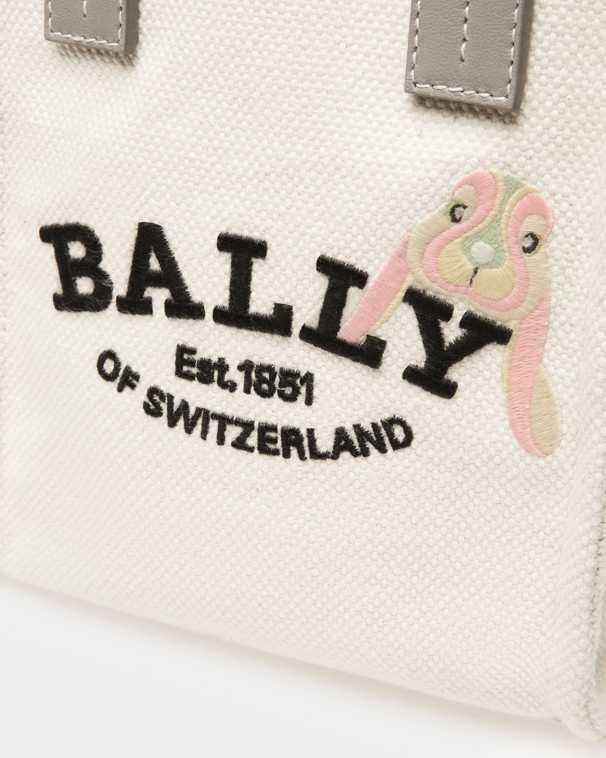 Crystalia XS Fabric Minibag In Natural - Women's - Bally - 05