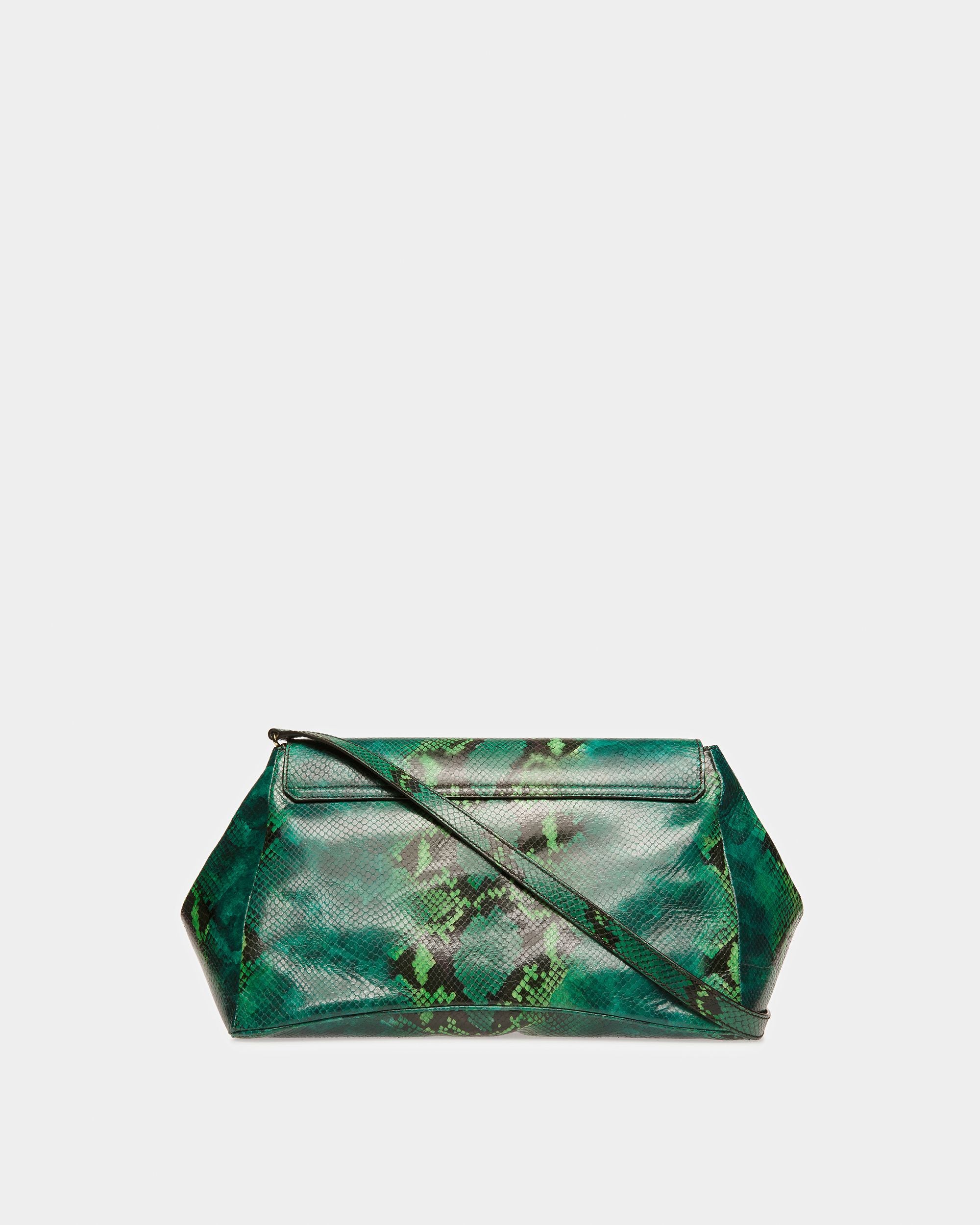 Emblem Maxi Clutch In Python Print - Women's - Bally - 03