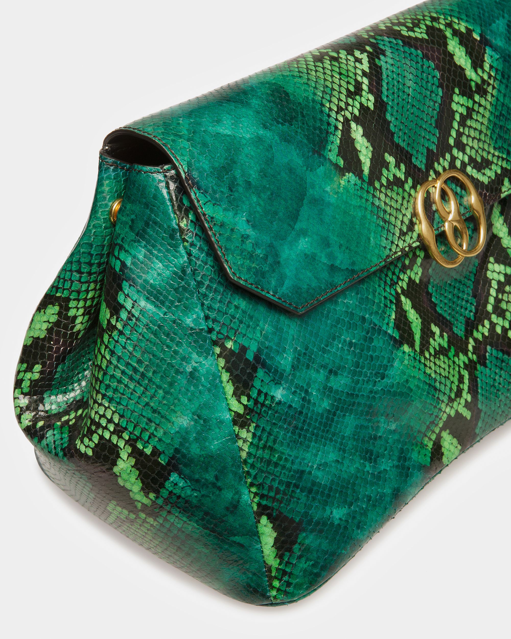 Emblem Maxi Clutch In Python Print - Women's - Bally - 06