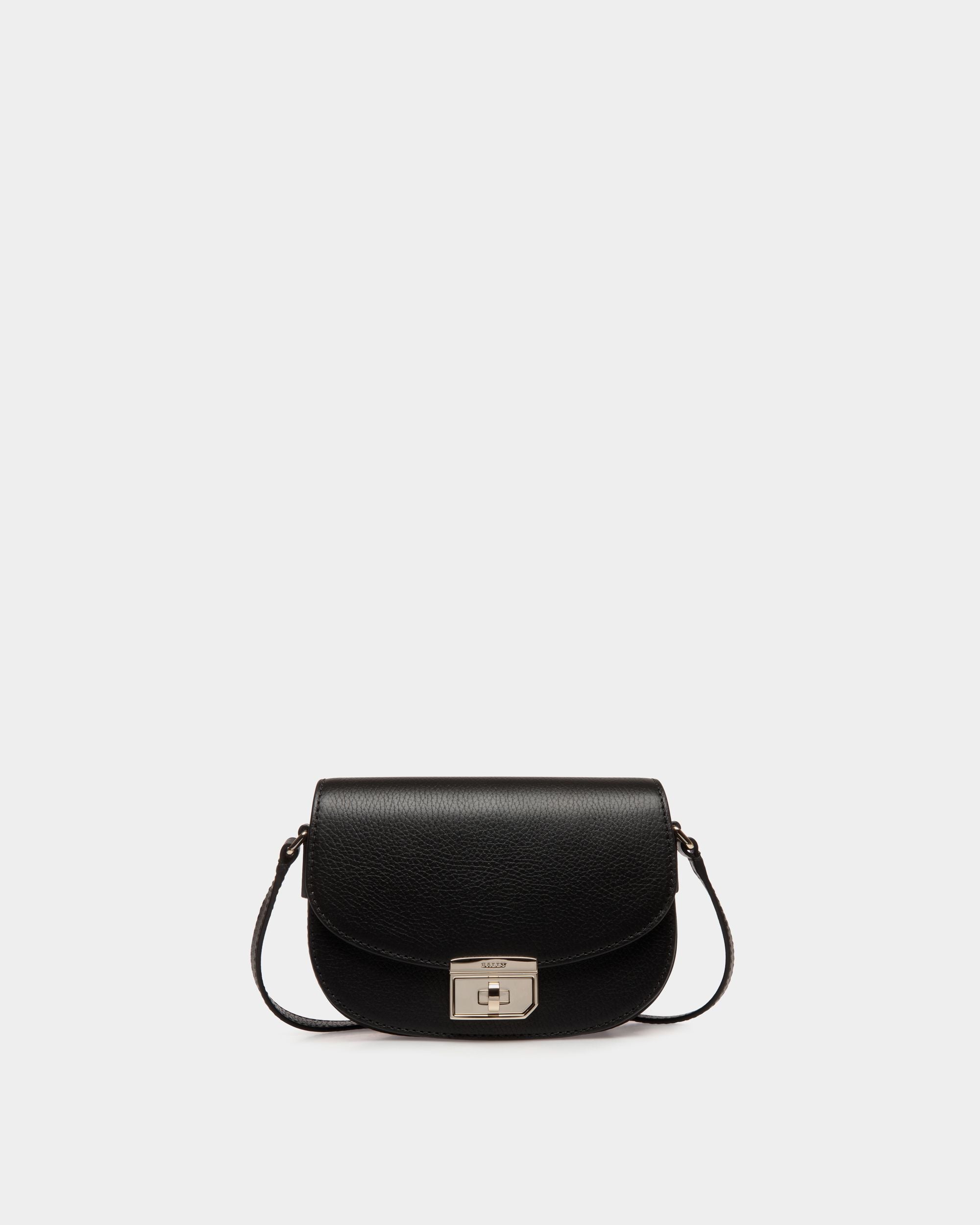 Minibag In Black  Leather - Women's - Bally - 01
