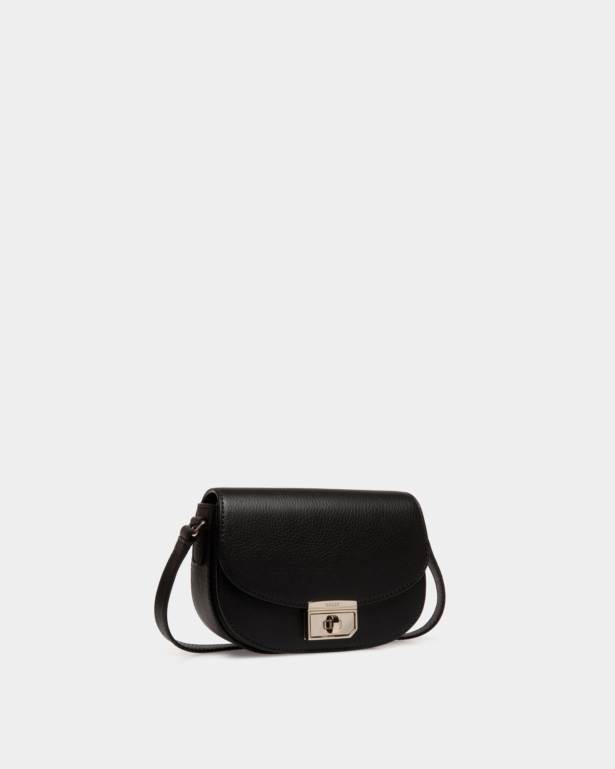 Minibag In Black  Leather - Women's - Bally - 03