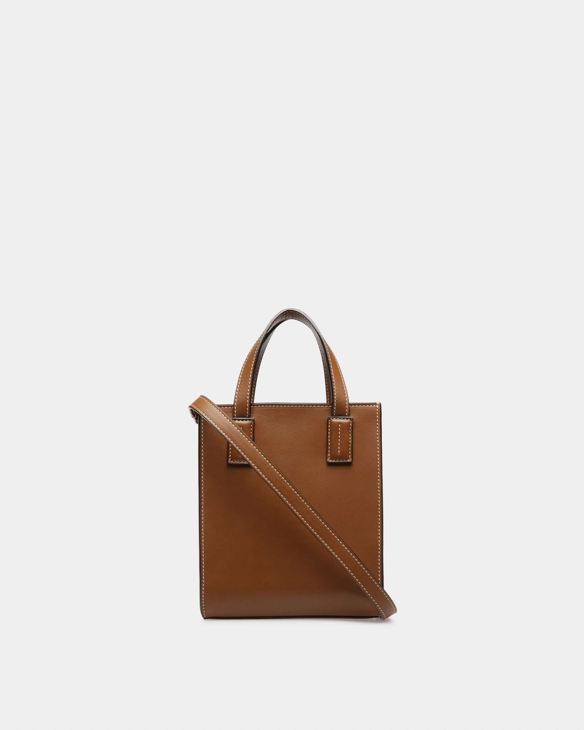Crystalia Xs Leather Minibag In Brown - Women's - Bally - 03