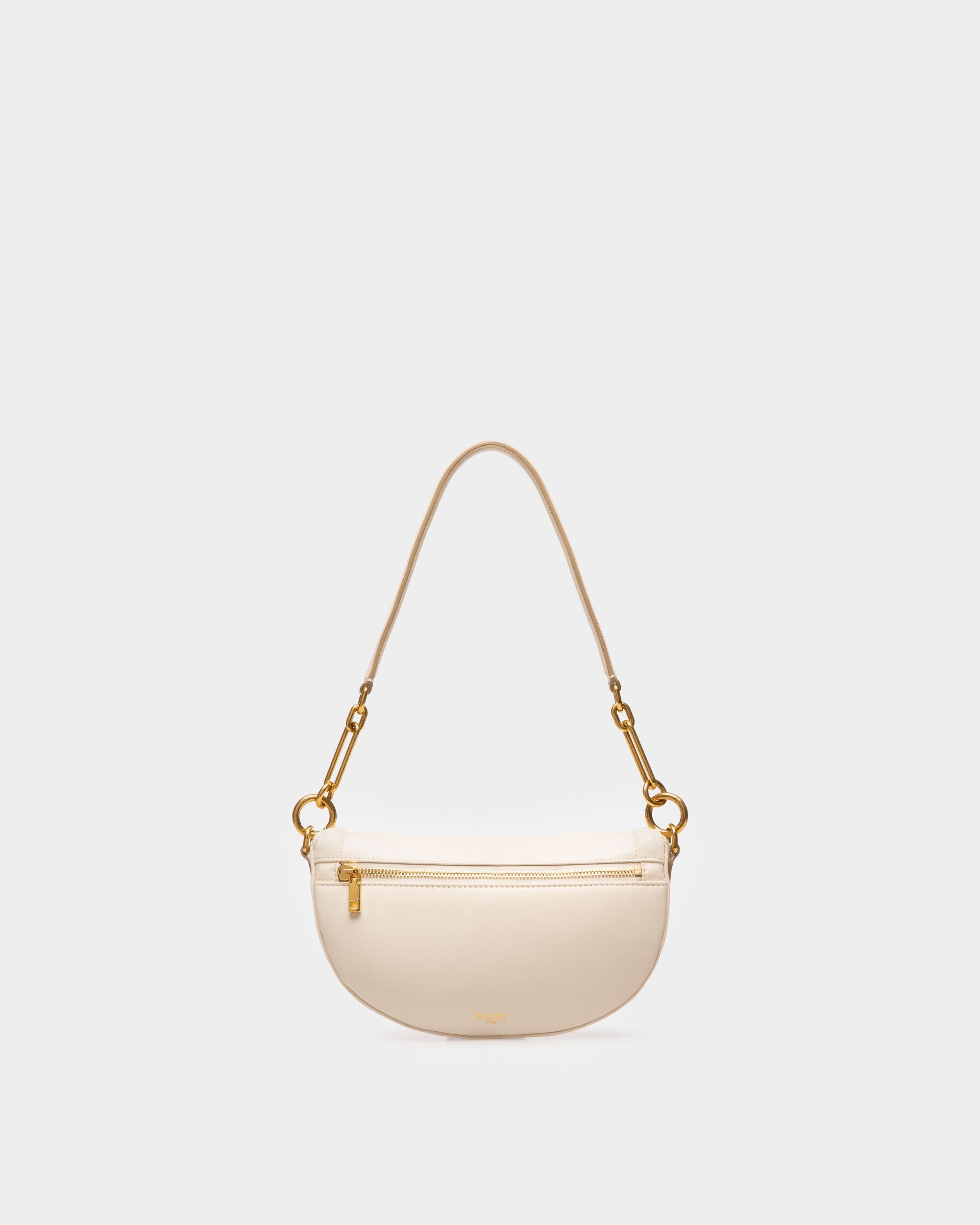 Breen Leather Minibag In Bone - Women's - Bally - 03