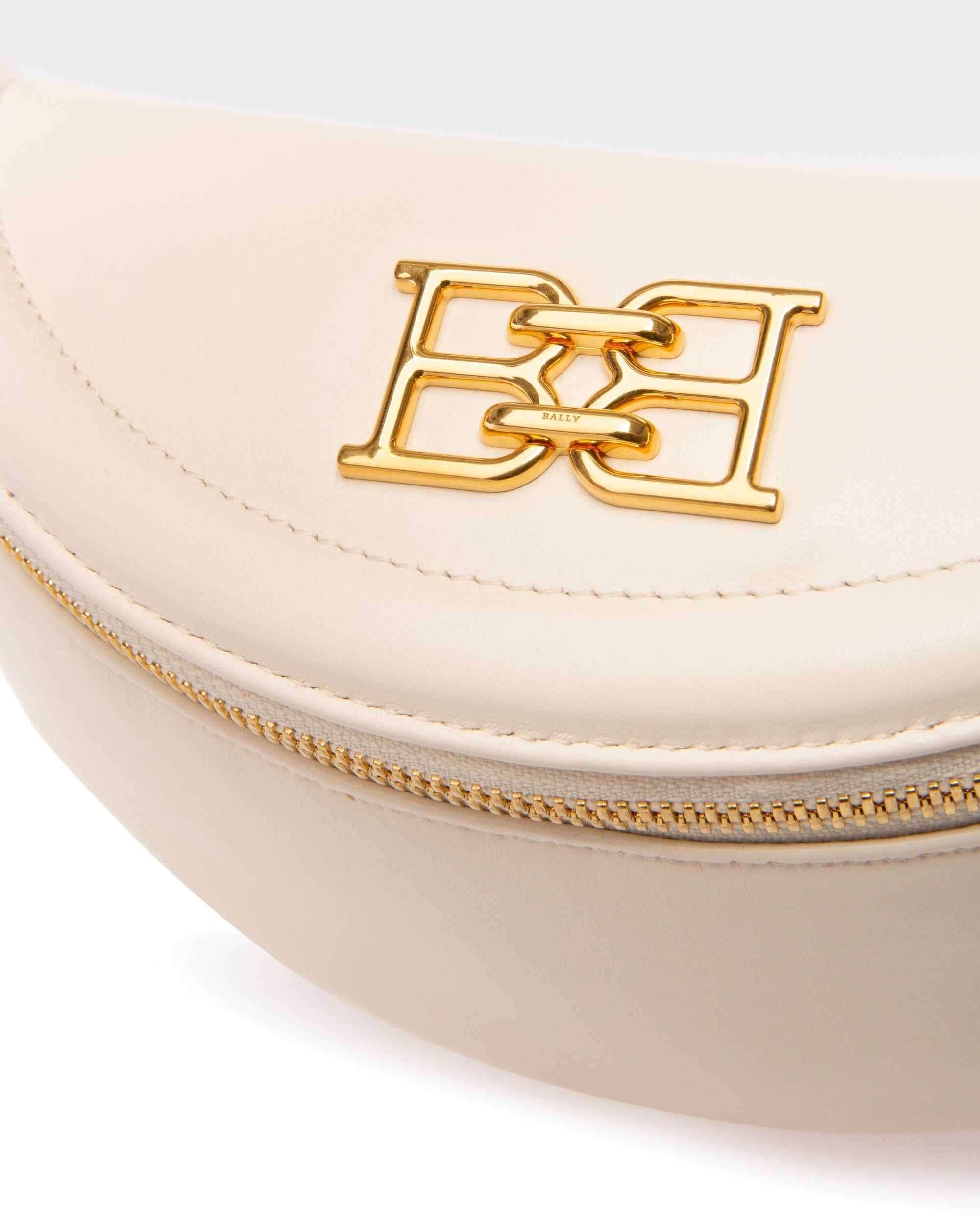 Breen Leather Minibag In Bone - Women's - Bally - 05