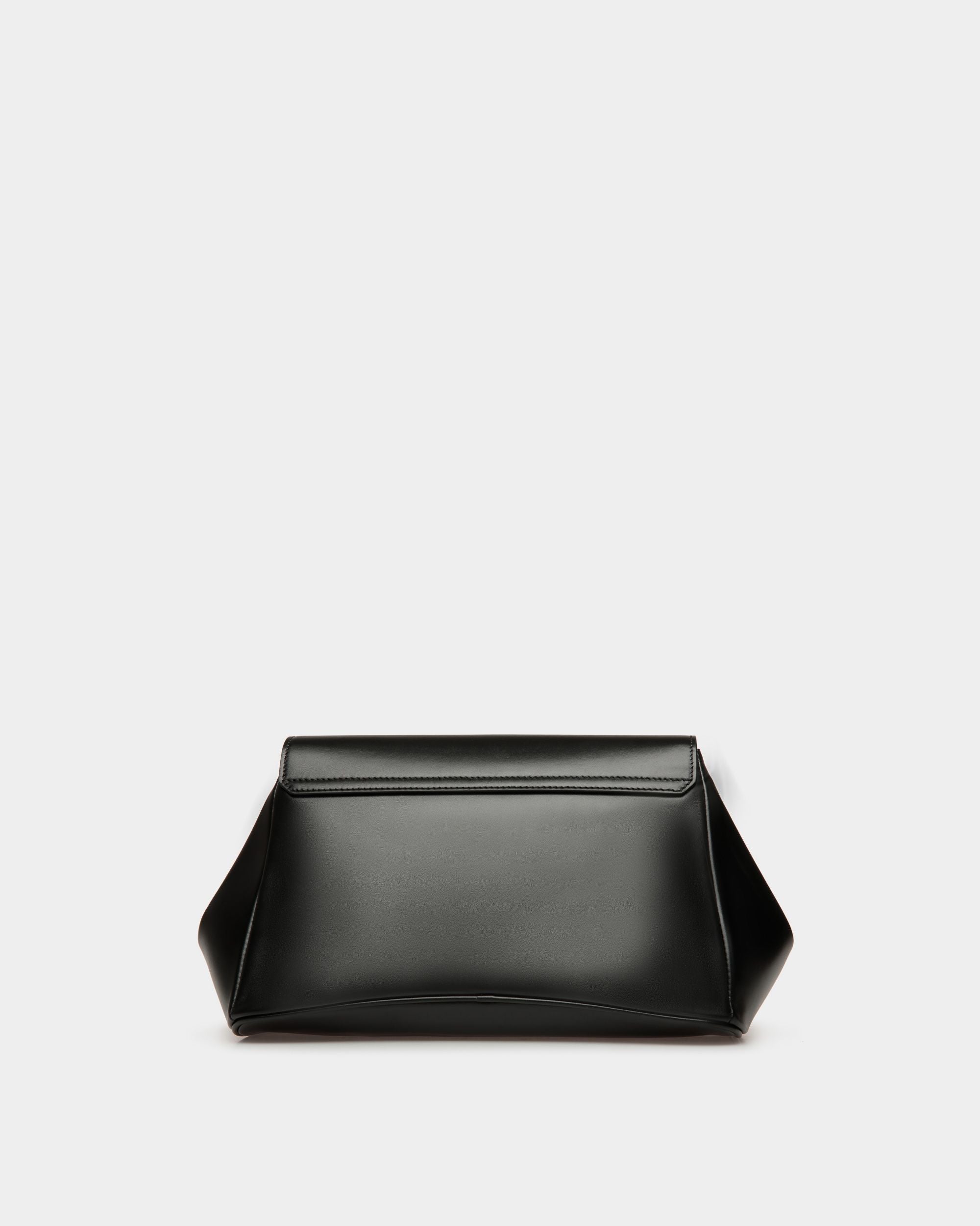 Emblem Shoulder Bag In Plain Leather - Women's - Bally - 02