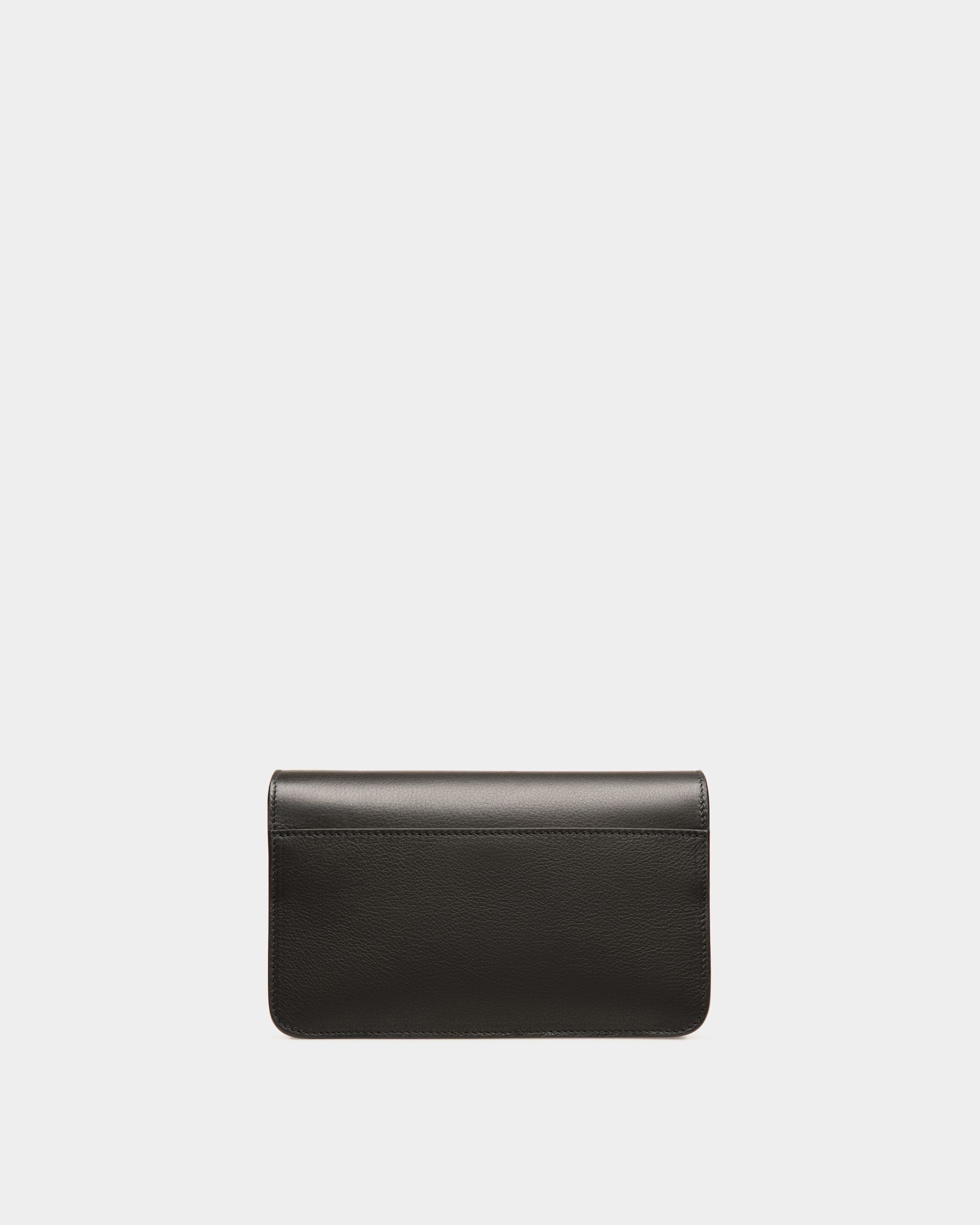 Logo Crossbody In Black Leather - Women's - Bally - 03