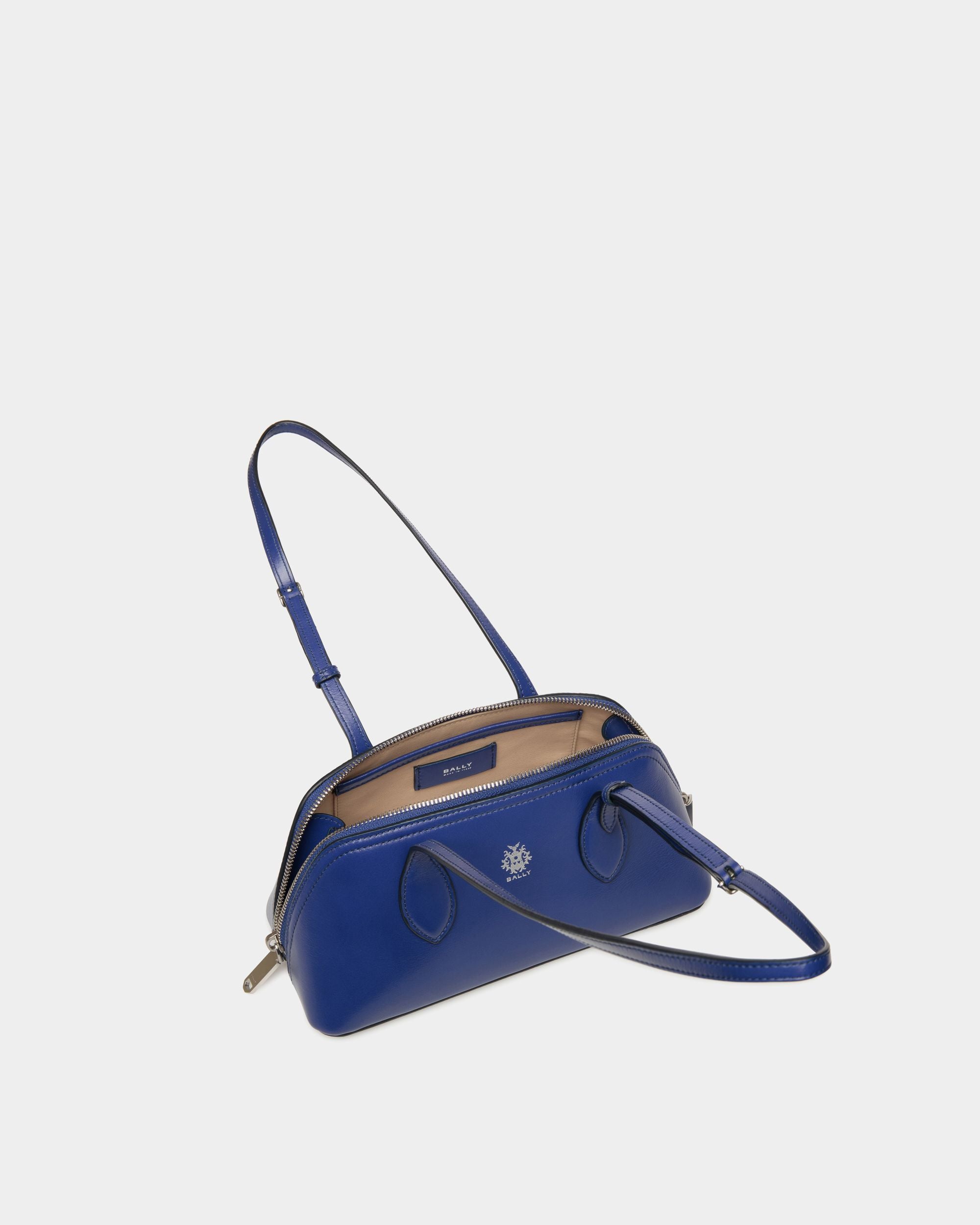 Ray Minibag in Blue Leather - Women's - Bally - 04