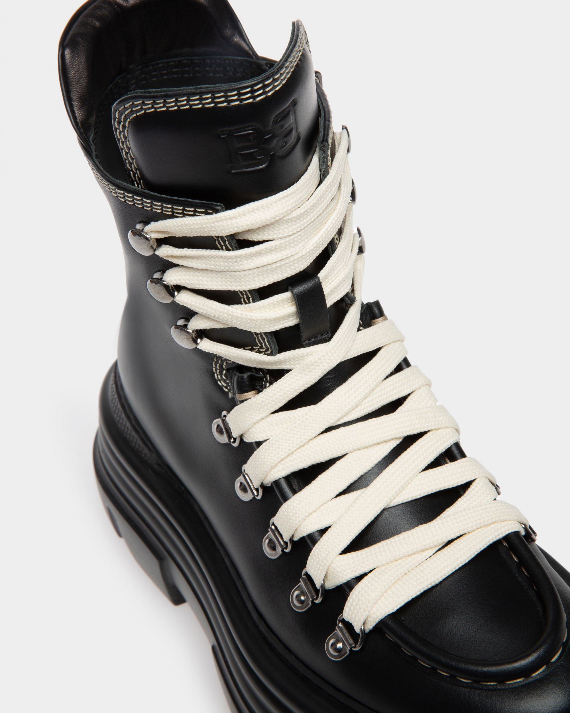 Graciella Leather Booties In Black - Women's - Bally - 06