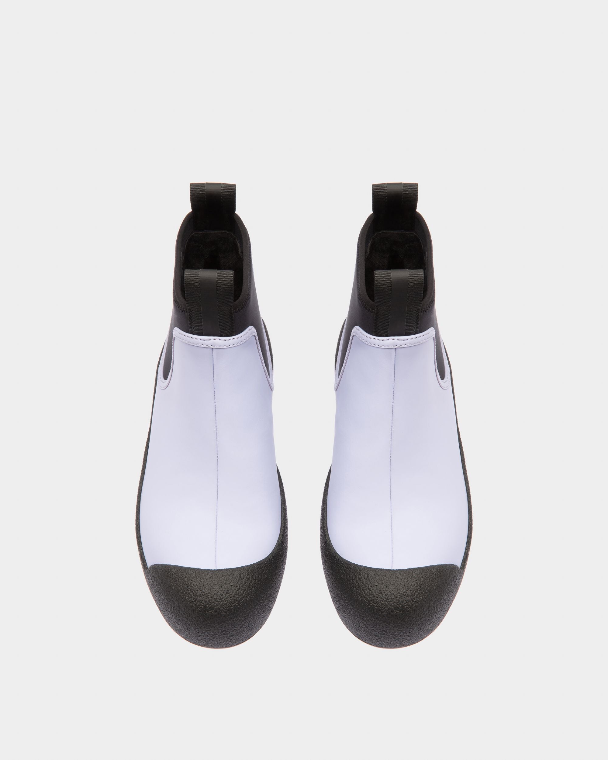 Gadey In Lilac And Black Leather And Rubber - Women's - Bally - 02