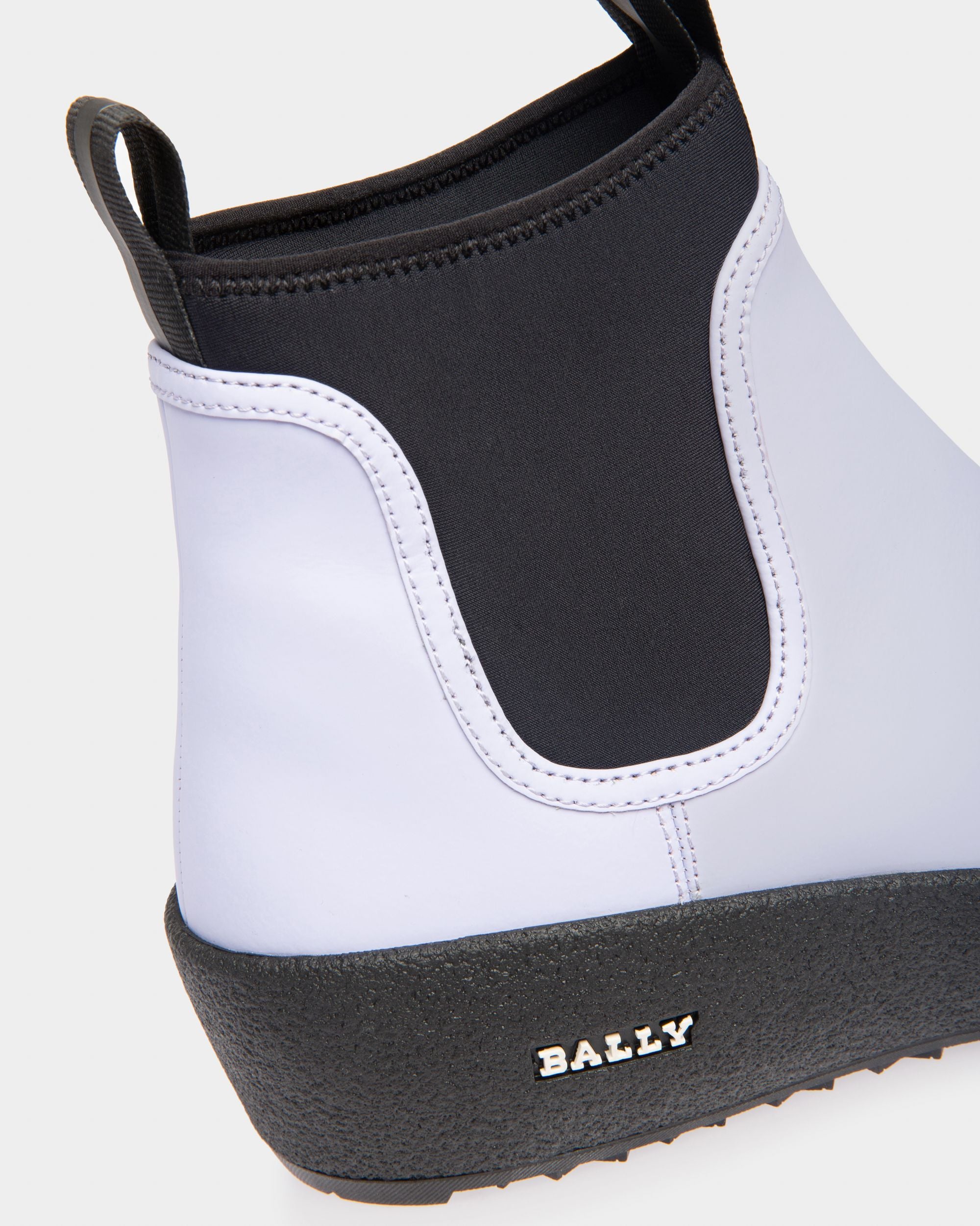 Gadey In Lilac And Black Leather And Rubber - Women's - Bally - 05