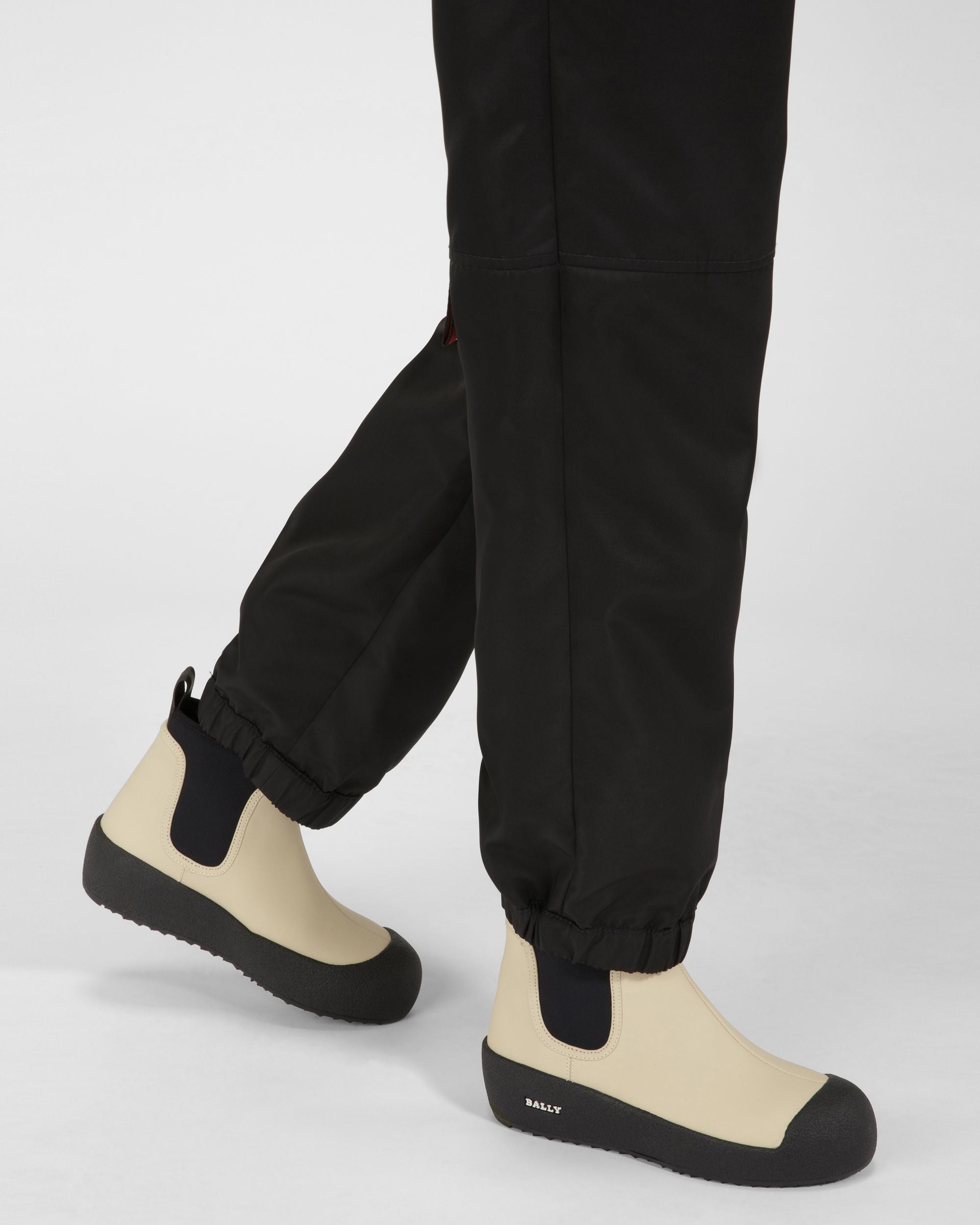 Gadey Leather Booties In Beige - Women's - Bally - 03