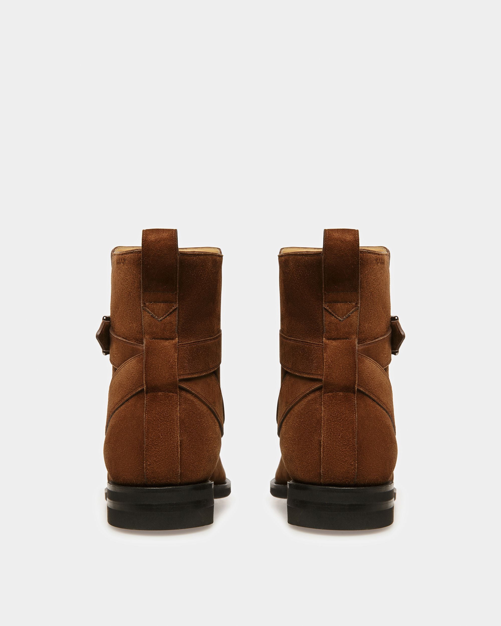 Filly Leather Boots In Brown - Women's - Bally - 04