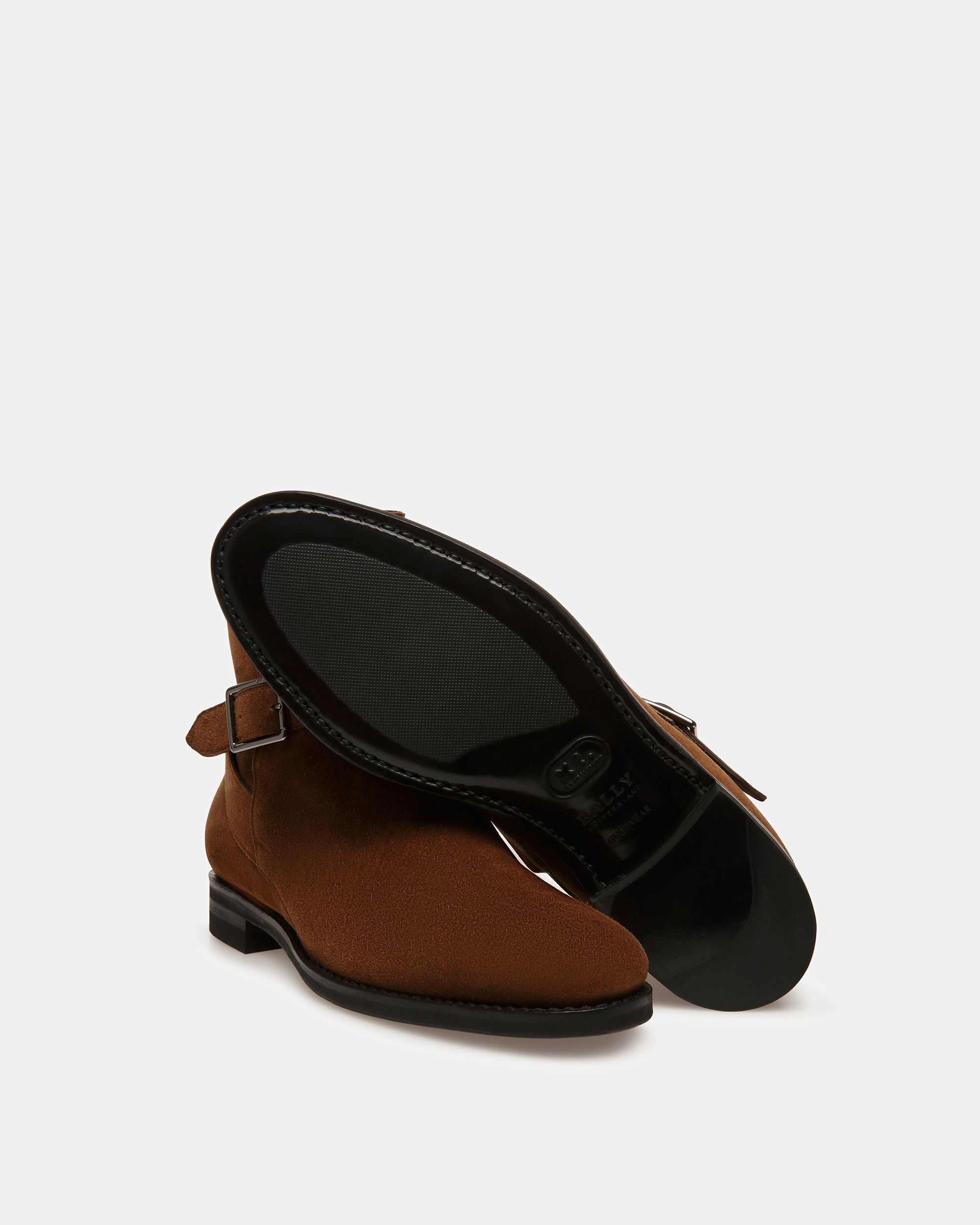Filly Leather Boots In Brown - Women's - Bally - 05