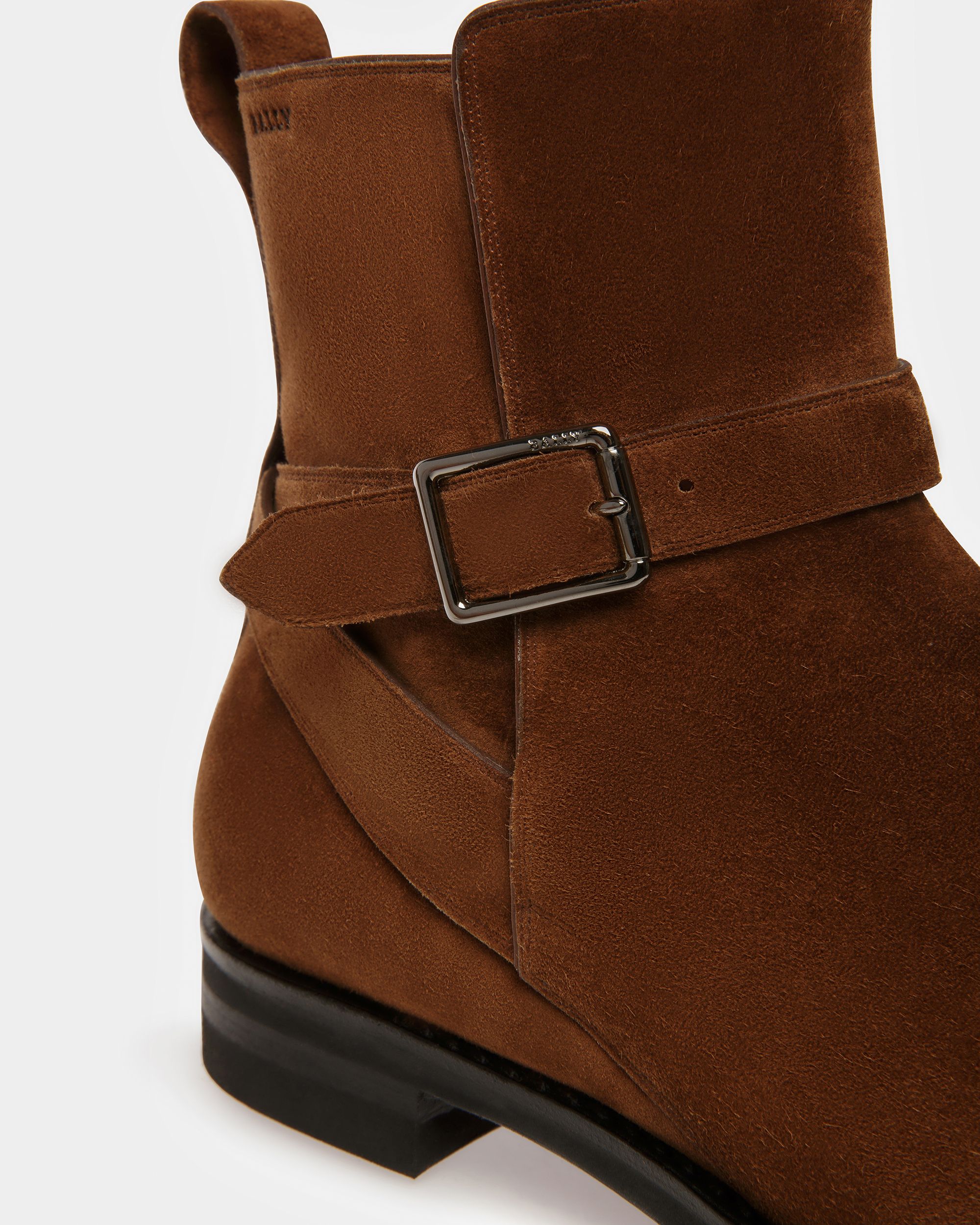 Filly Leather Boots In Brown - Women's - Bally - 06