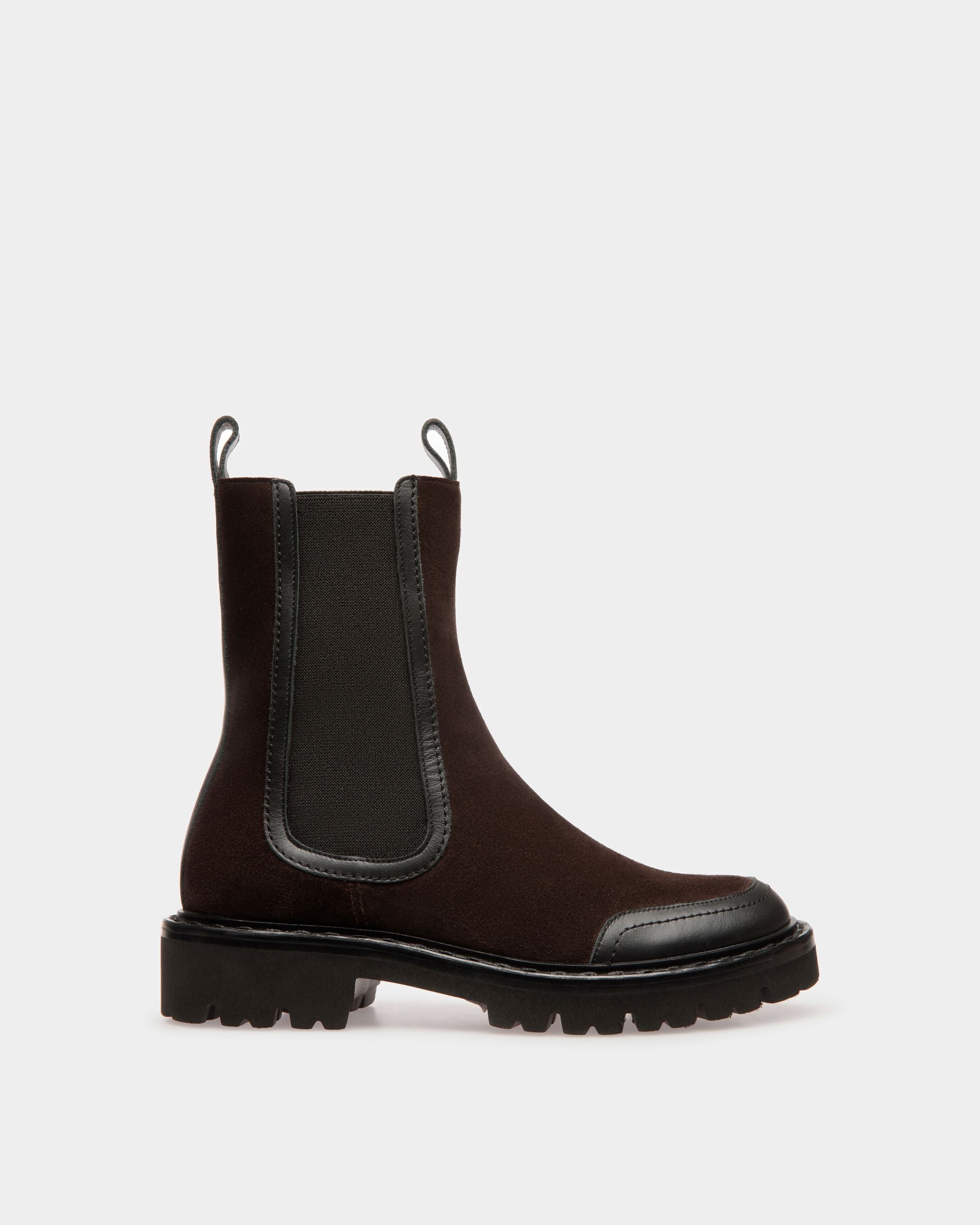 Enga Boots In Brown Leather - Women's - Bally - 01