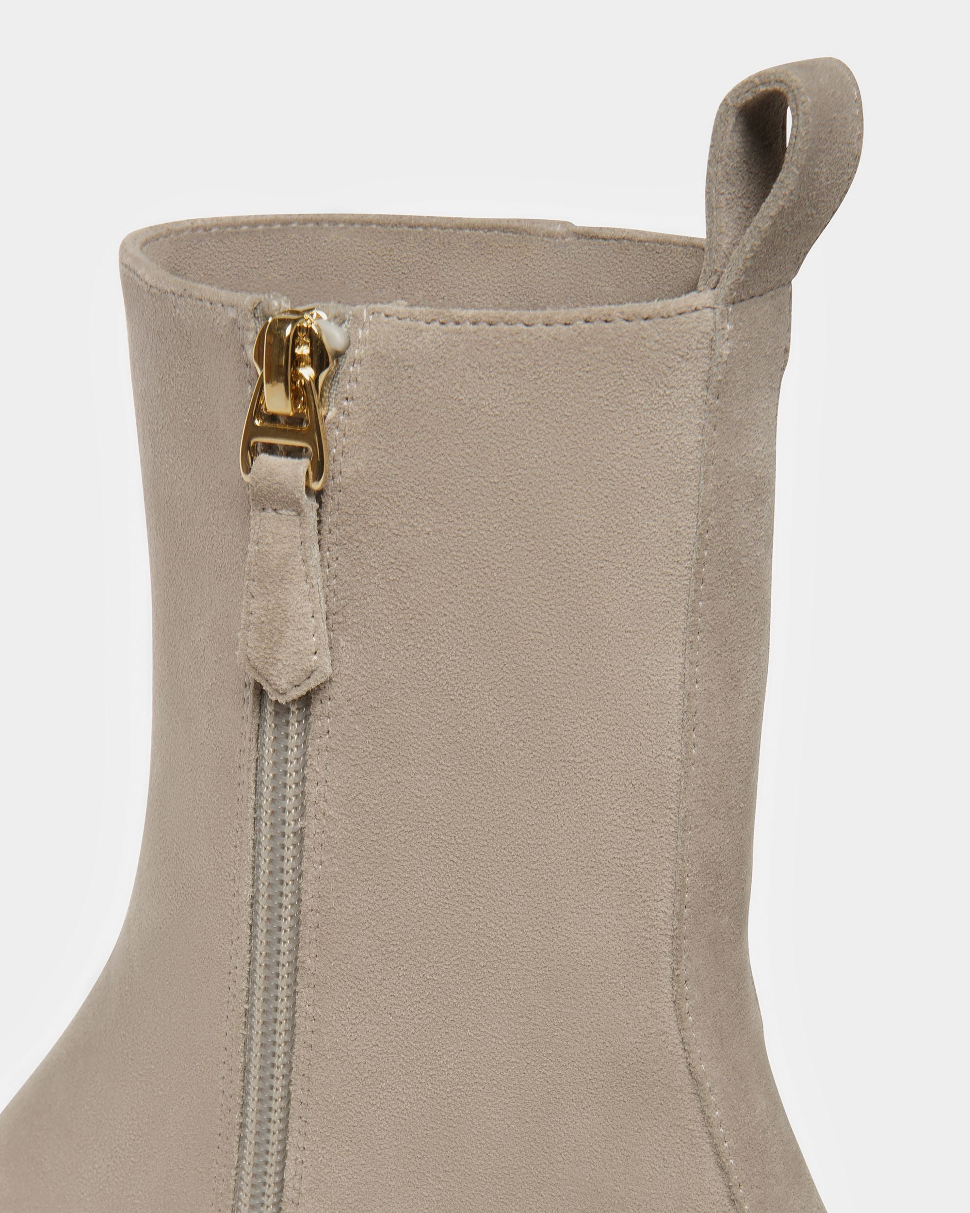 Austine Leather Boots In Stone - Women's - Bally - 05