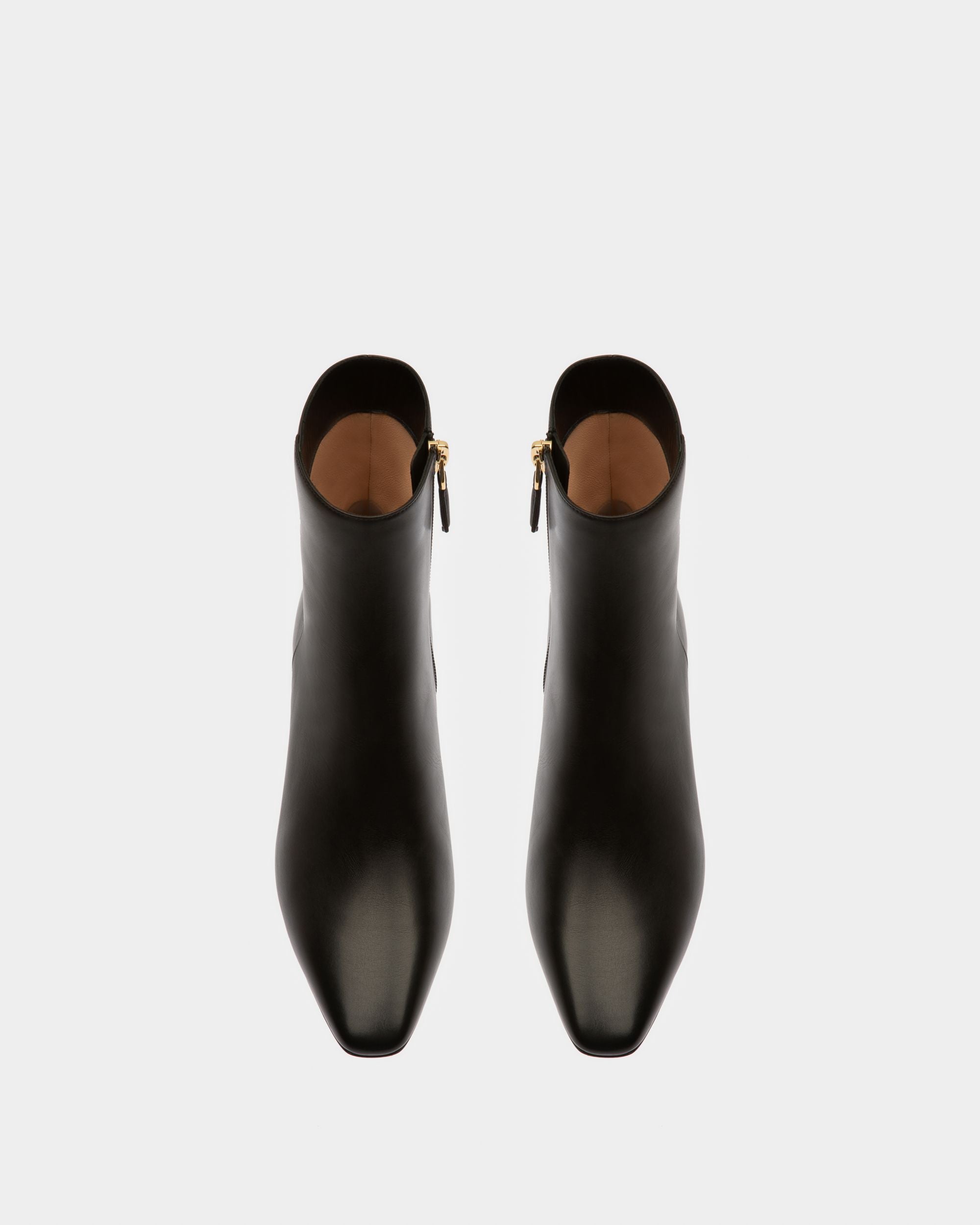 Glenda Leather Boots In Black - Women's - Bally - 02