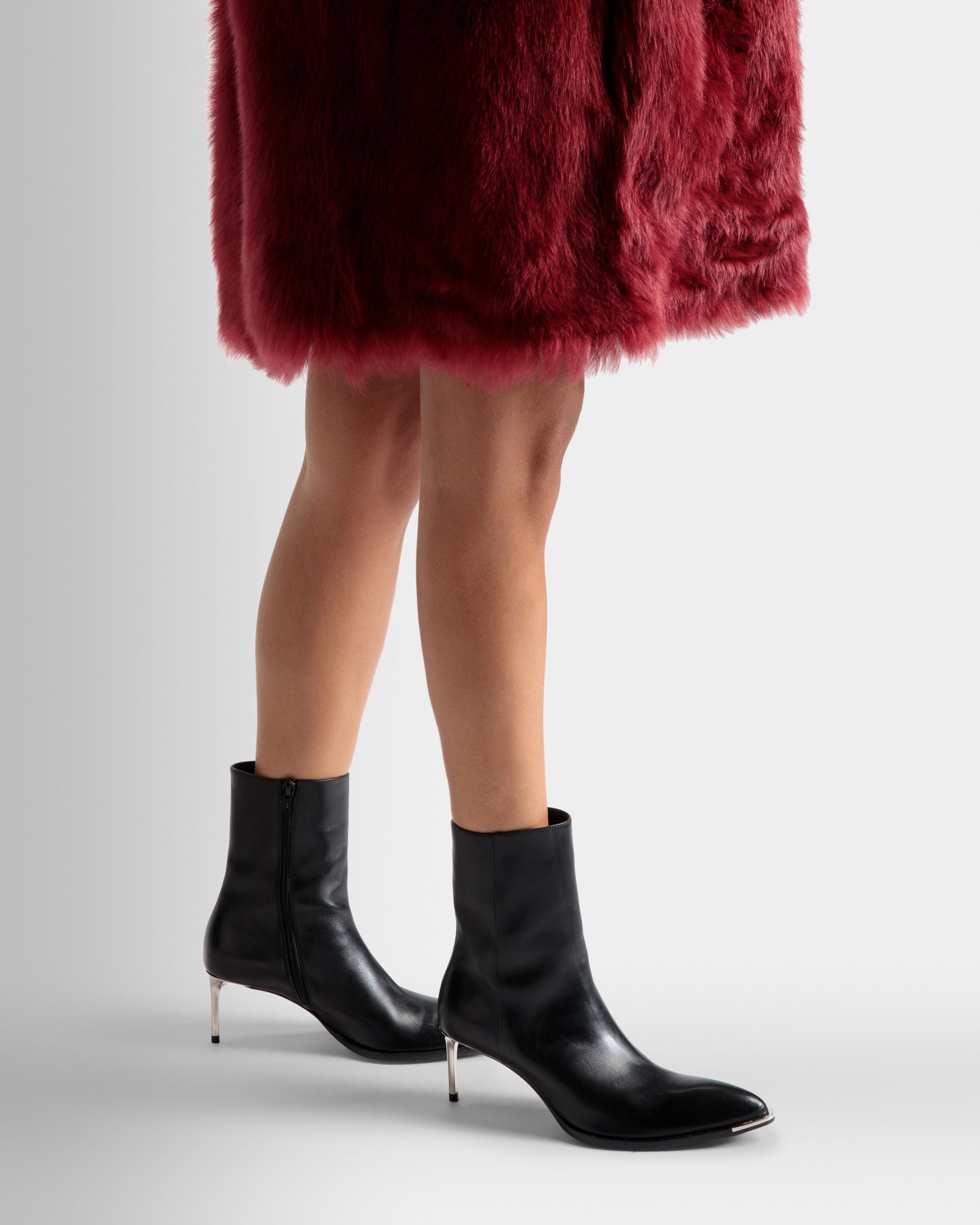 Hannika Boots In Black Leather - Women's - Bally - 02