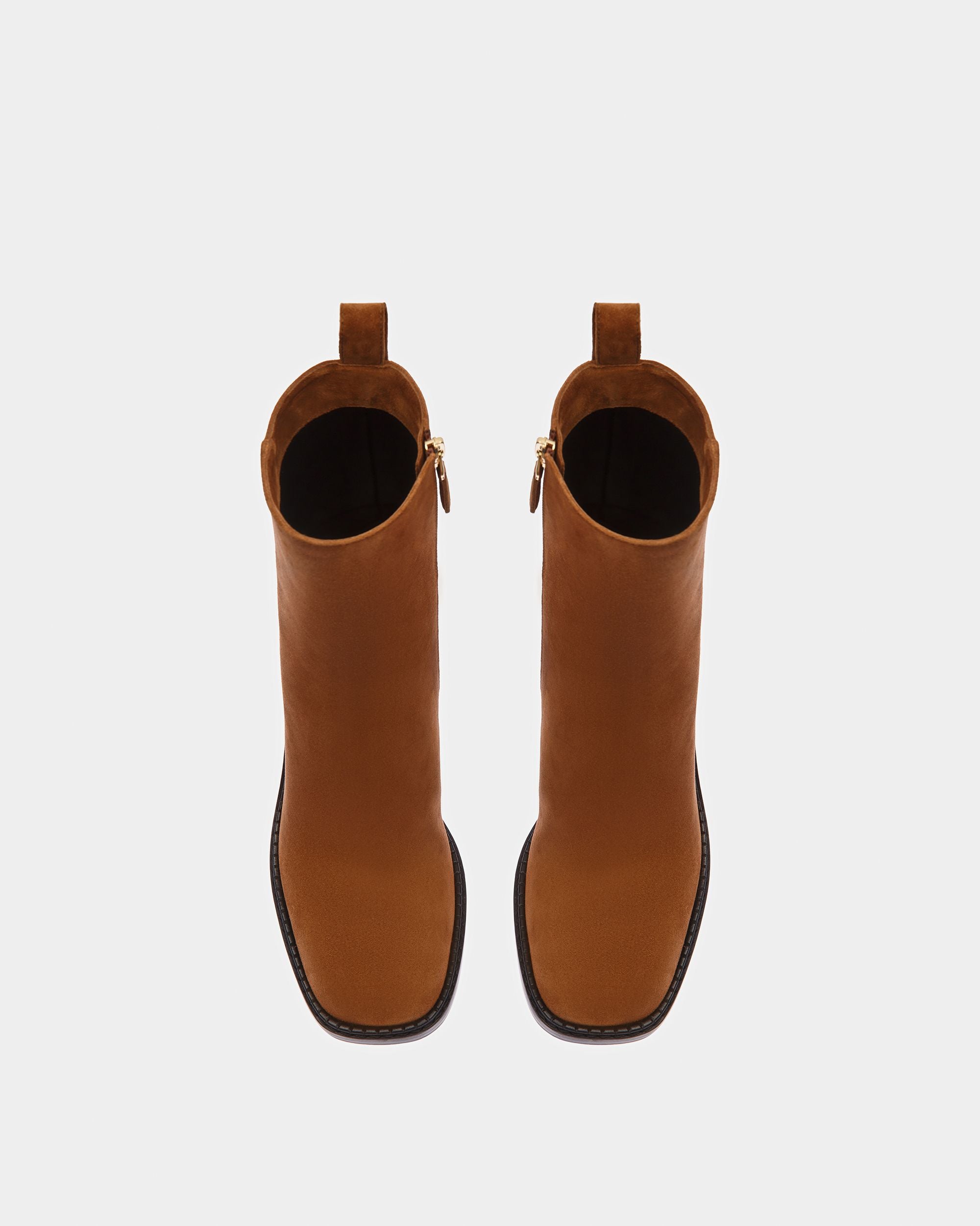 Austine Leather Boots In Brown - Women's - Bally - 02