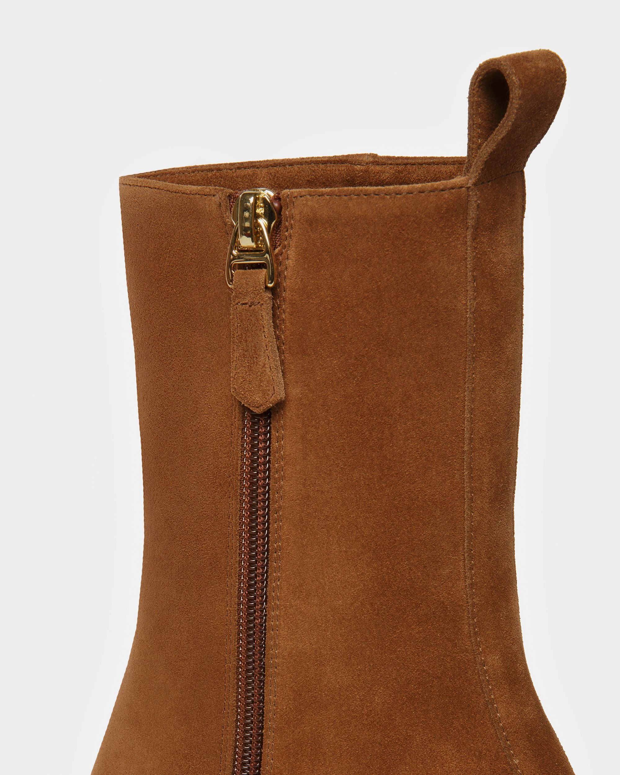 Austine Leather Boots In Brown - Women's - Bally - 05