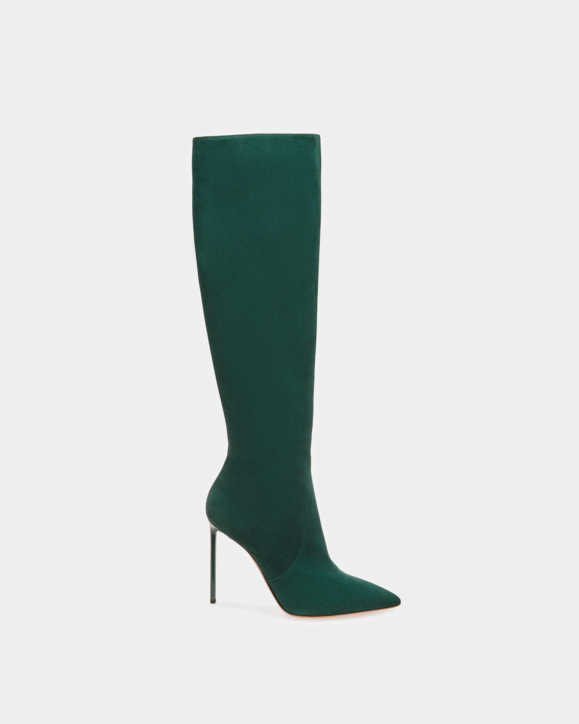 Block Boot In Suede - Women's - Bally - 01