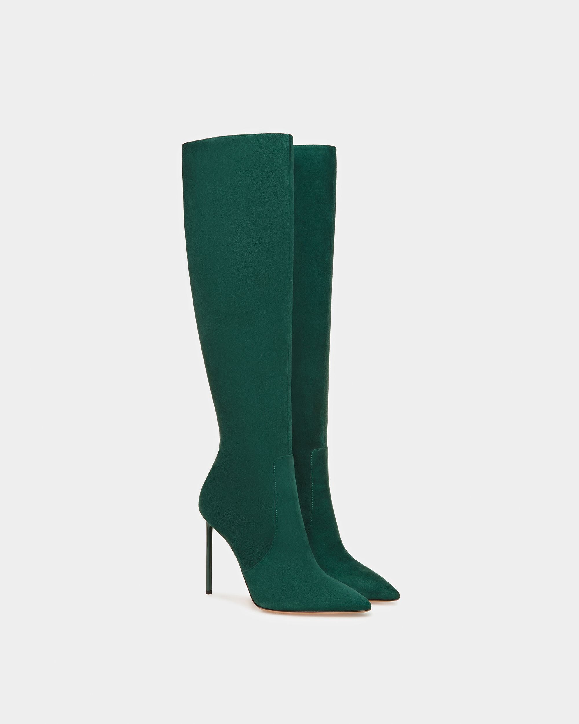Block Boot In Suede - Women's - Bally - 03