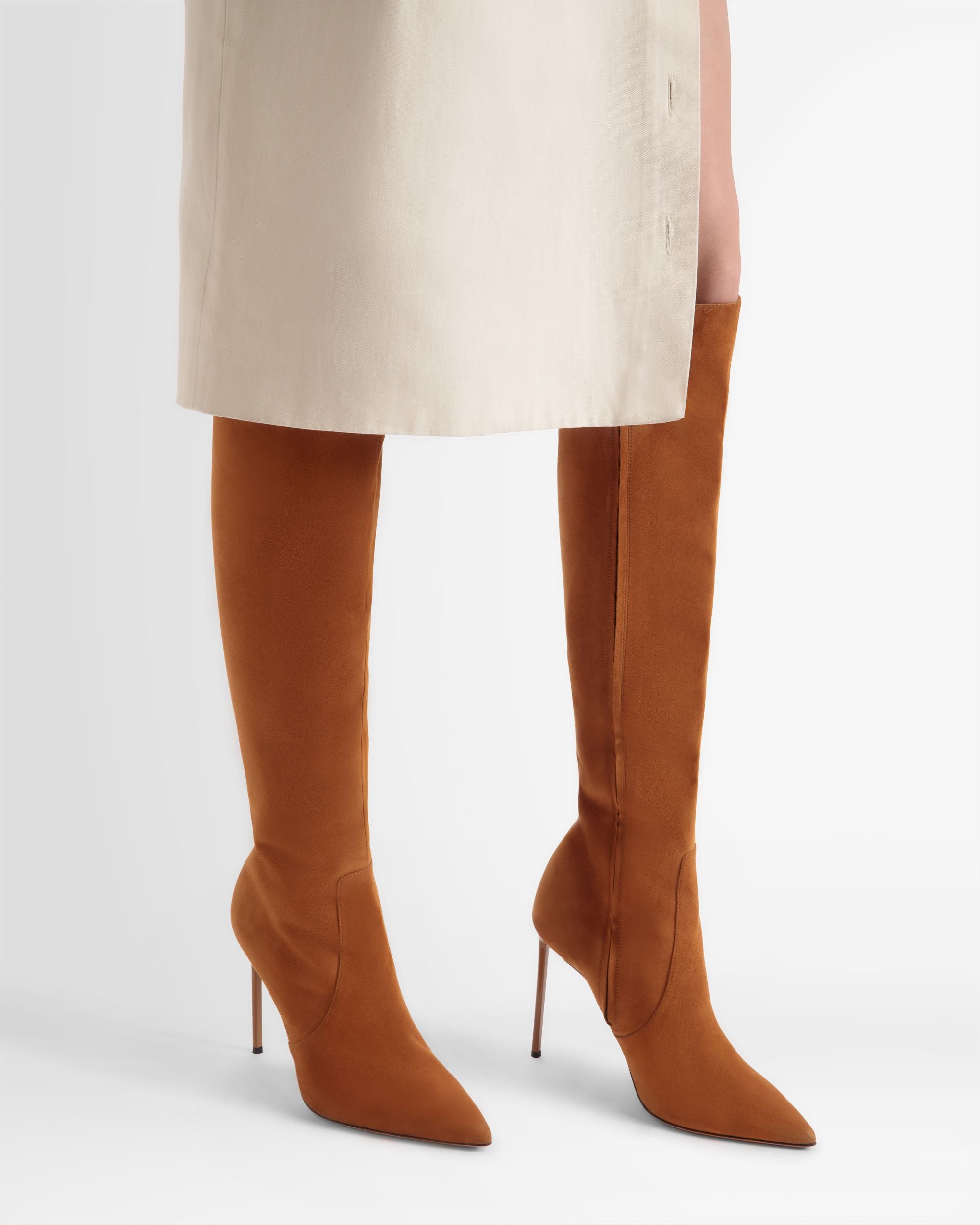 Block Boot In Suede - Women's - Bally - 02
