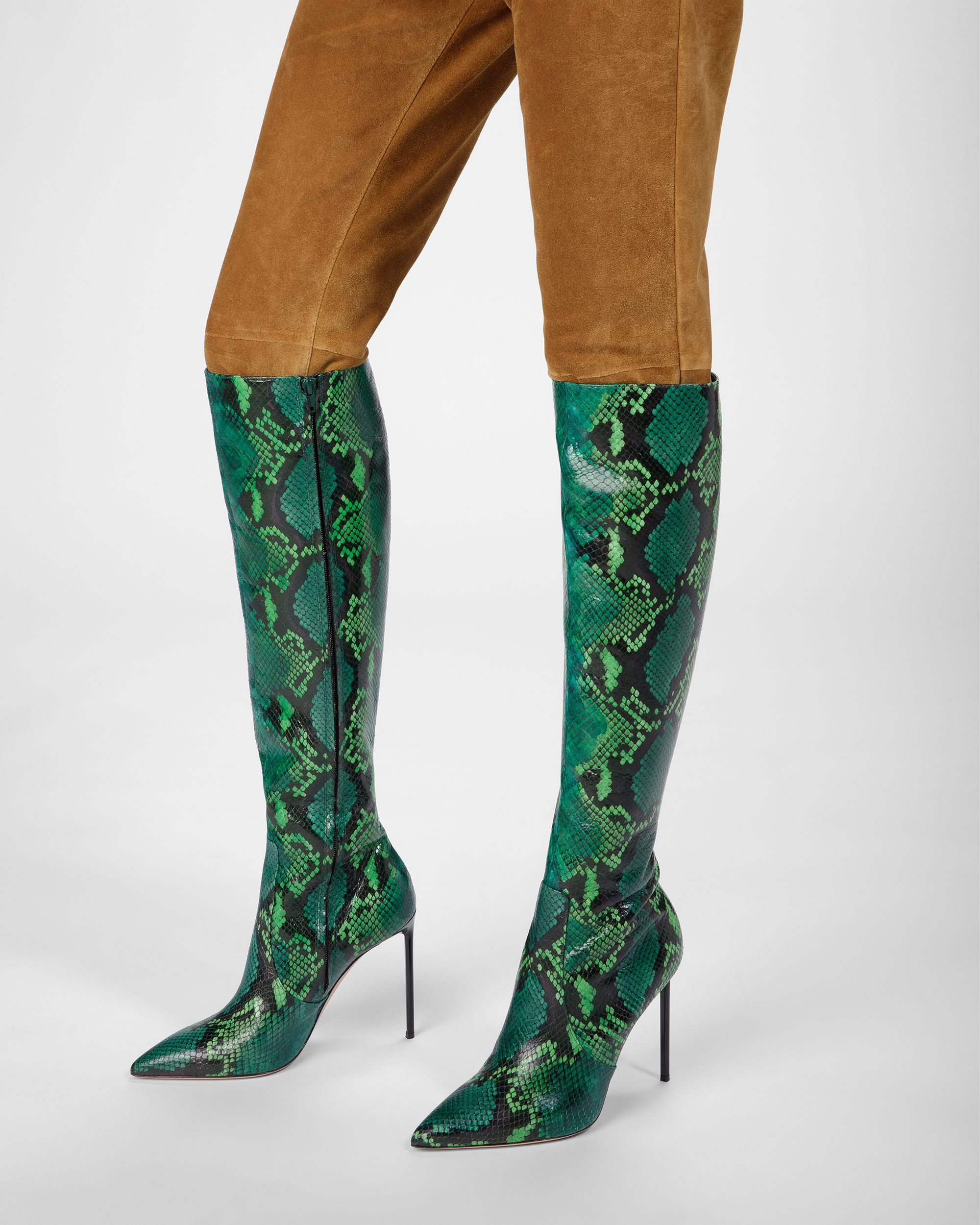 Block Boot In Python Print - Women's - Bally - 07