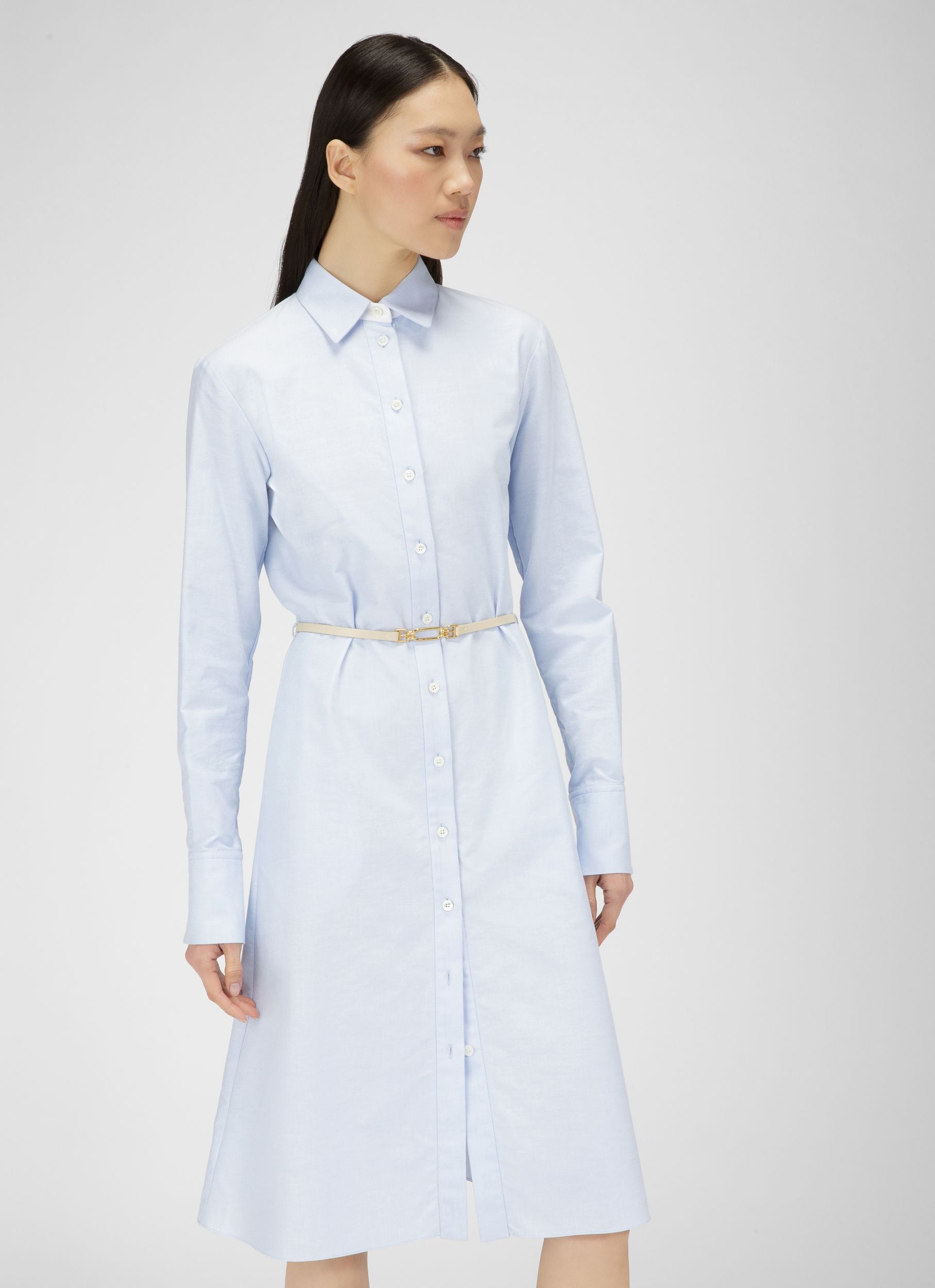 Cotton Dress In Light Blue - Women's - Bally - 01