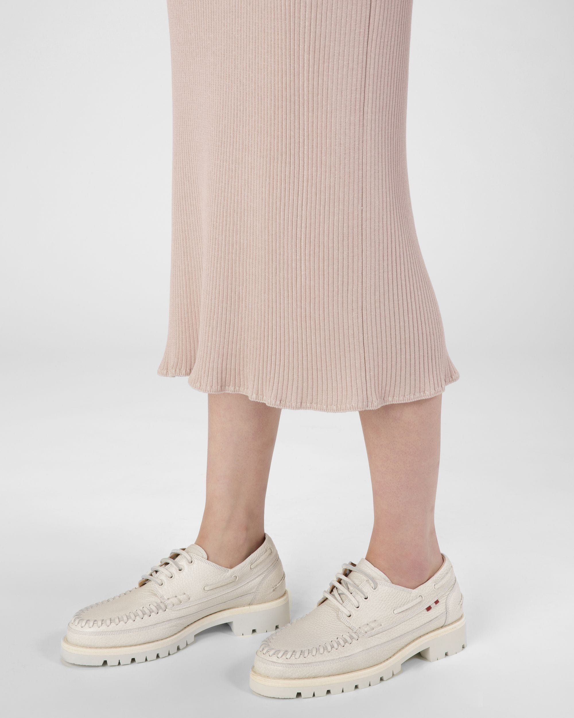 Trendal Leather Moccasin In Denty White - Women's - Bally - 02