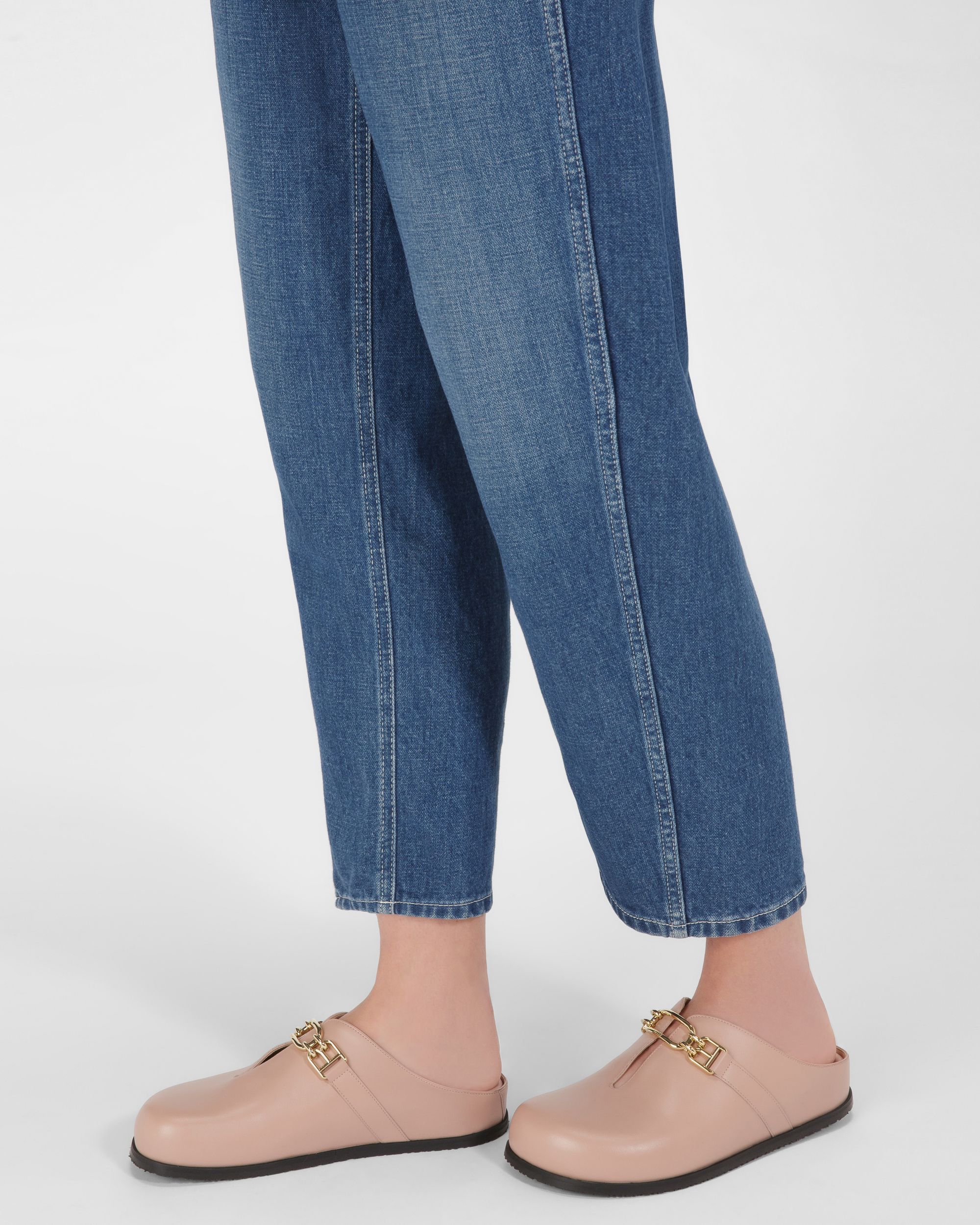 Francine Leather Slippers In Pink - Women's - Bally - 07