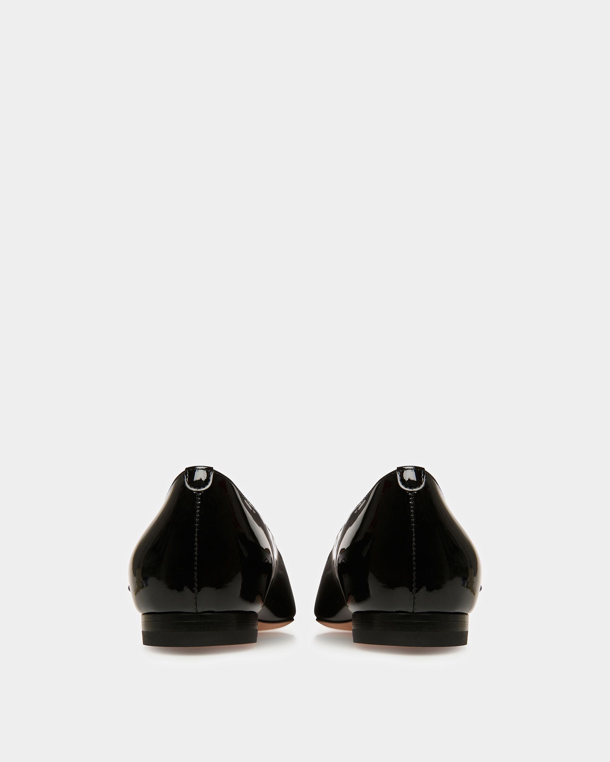 Ellah Flat Leather Loafers In Black - Women's - Bally - 03