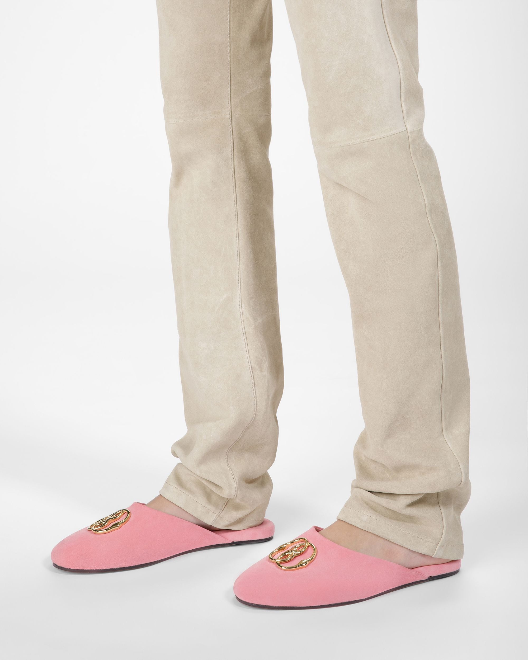 Emblem Loafer In Suede - Women's - Bally - 07