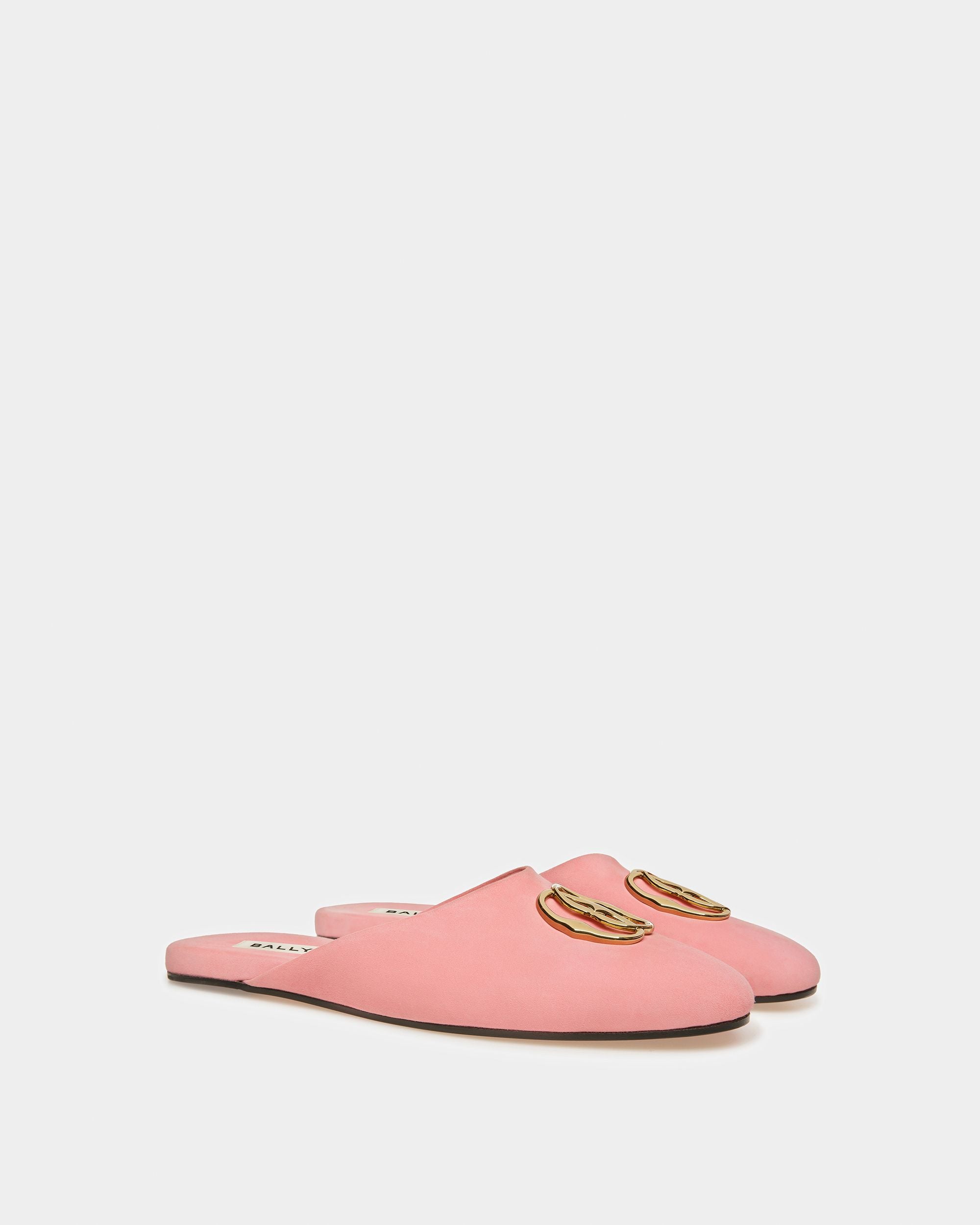 Emblem Loafer In Suede - Women's - Bally - 08