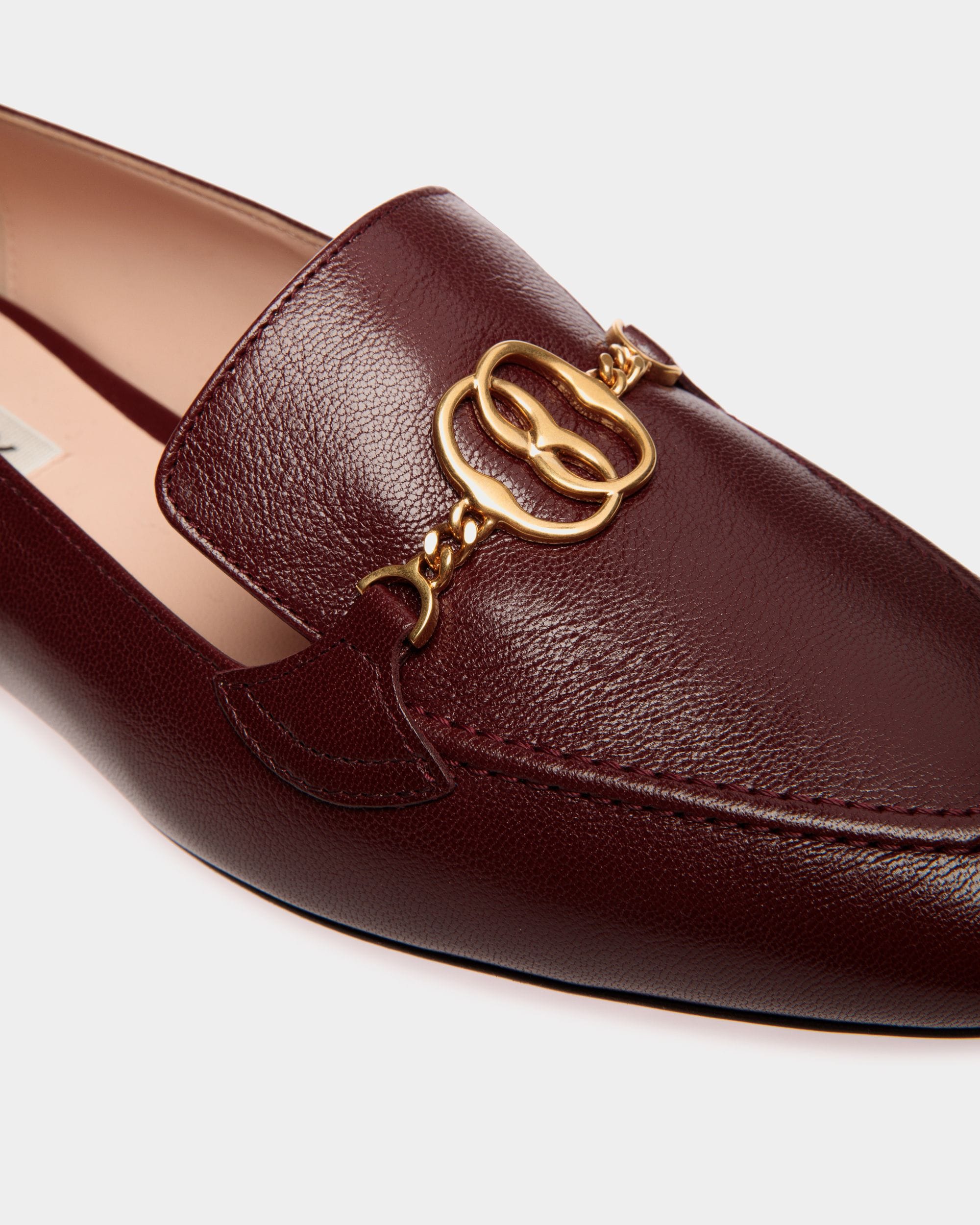Bally colbar leather loafers hotsell