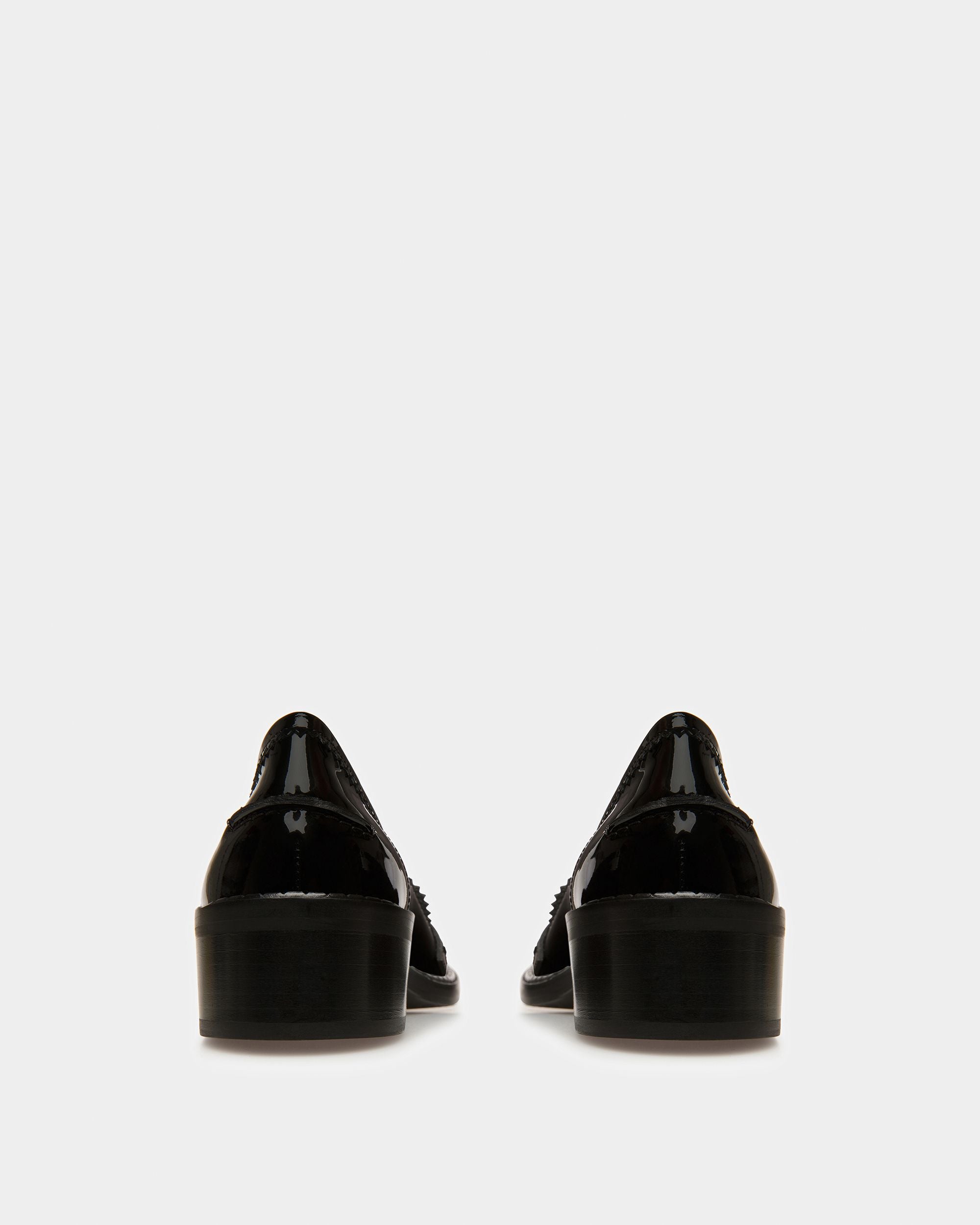 Elly Leather Moccasins In Black - Women's - Bally - 03