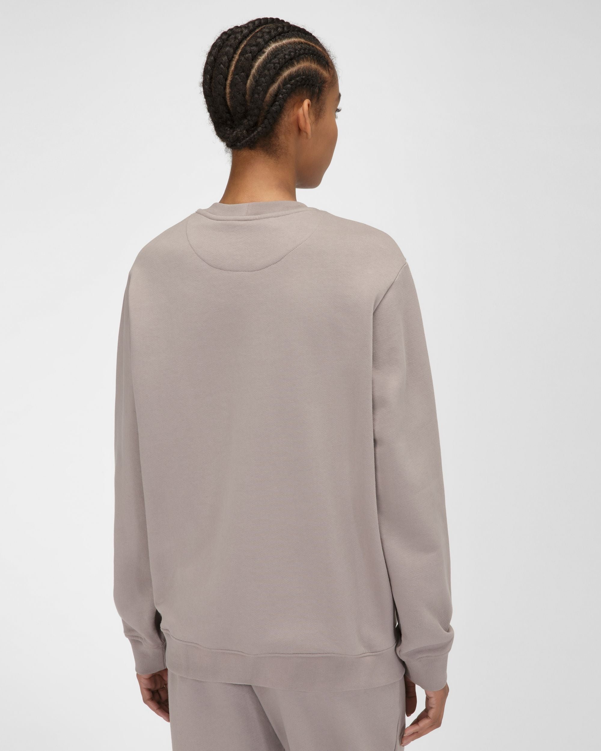 Organic Cotton Mix Sweatshirt In Grey - Women's - Bally - 03