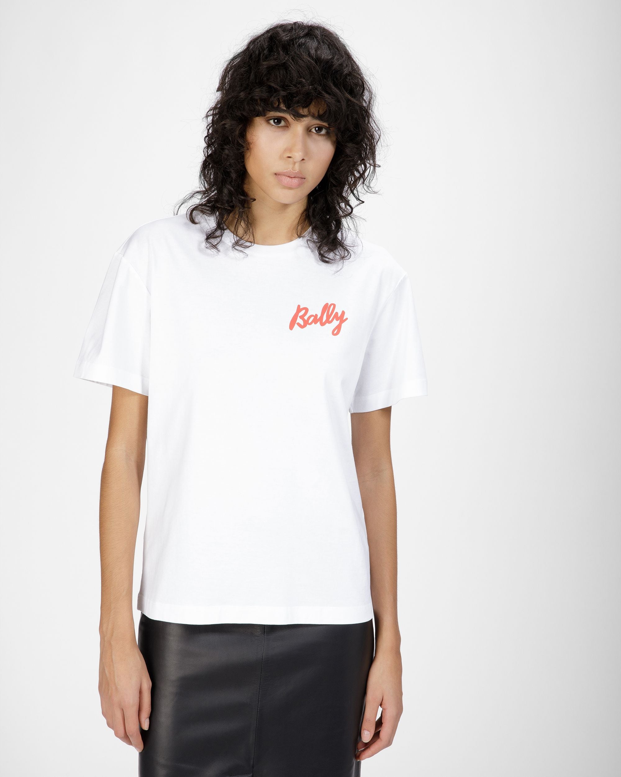 Cotton T-Shirt - Women's - Bally - 03