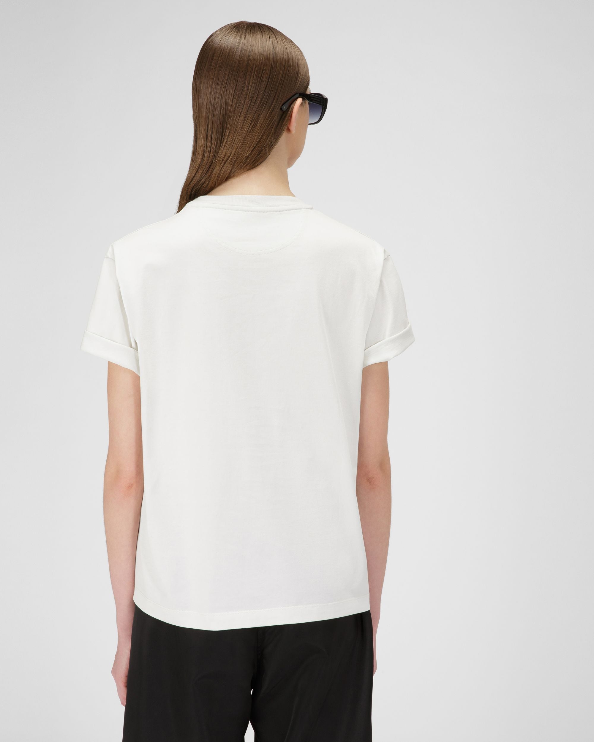 Logo Cotton T-Shirt - Women's - Bally - 03
