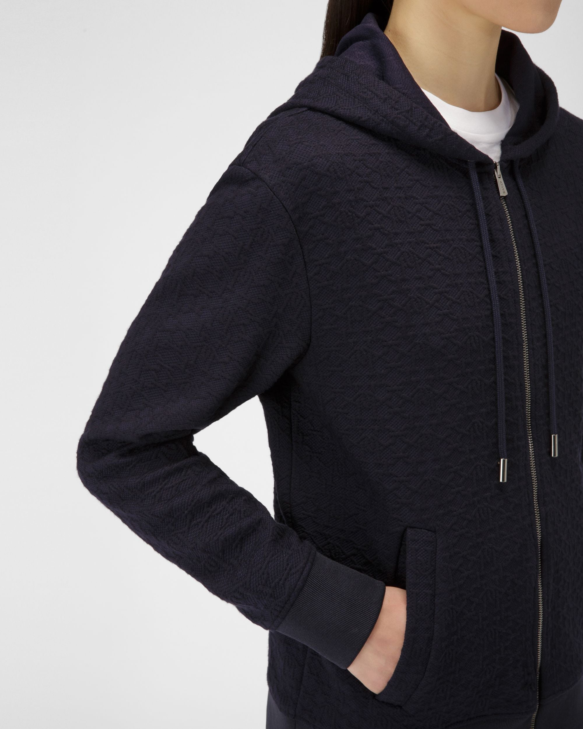 Polyamide Sweatshirt In Black - Women's - Bally - 02