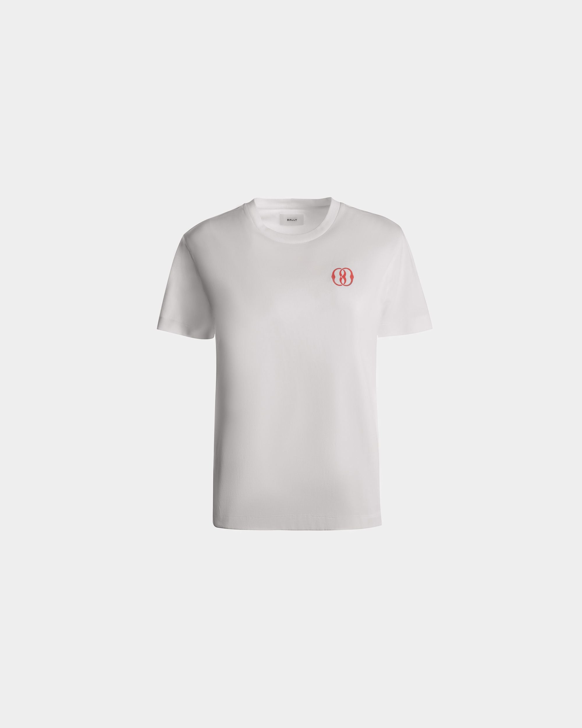 T-Shirt In White Cotton - Women's - Bally - 01