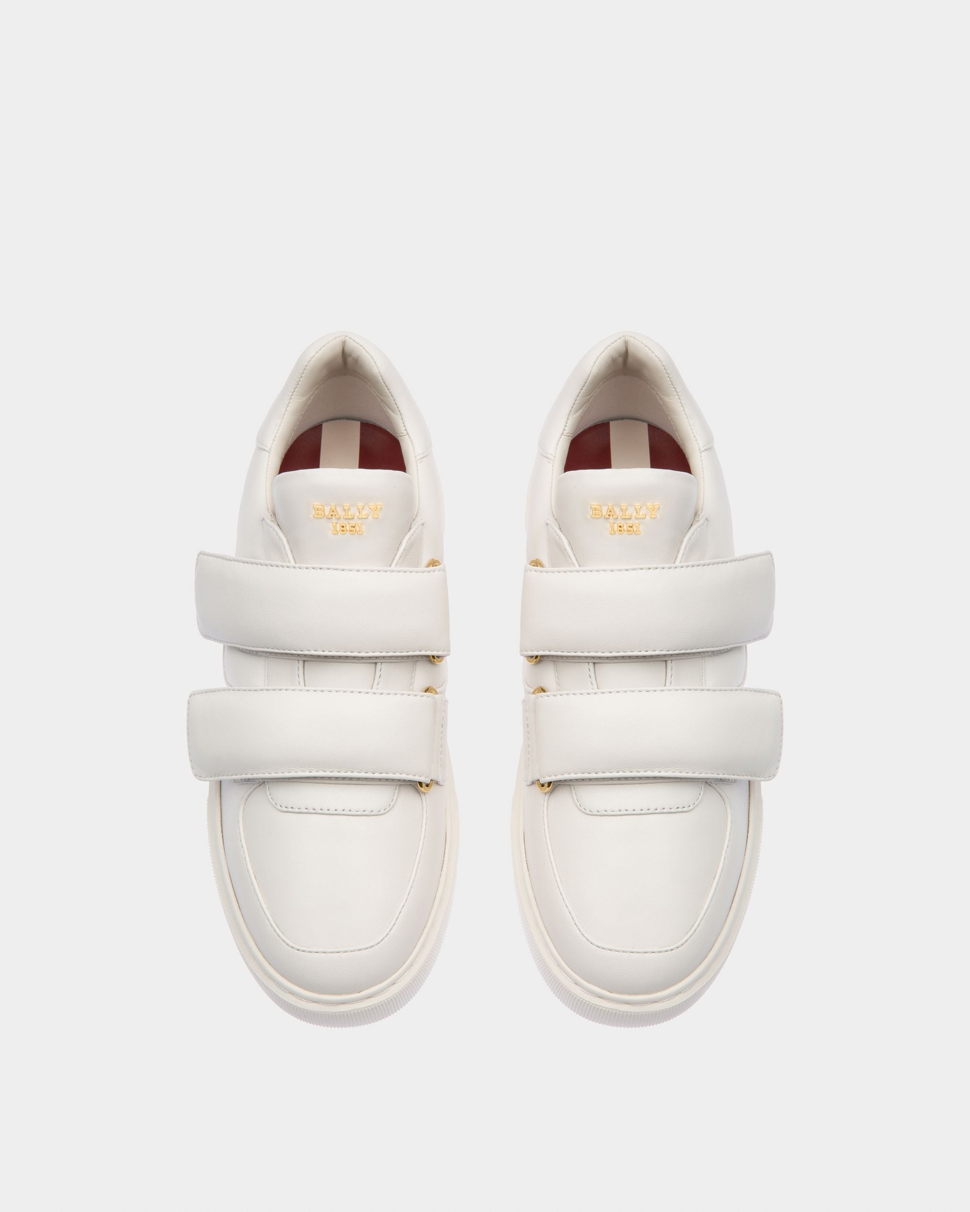 Maylor Leather Sneakers In White - Women's - Bally - 02