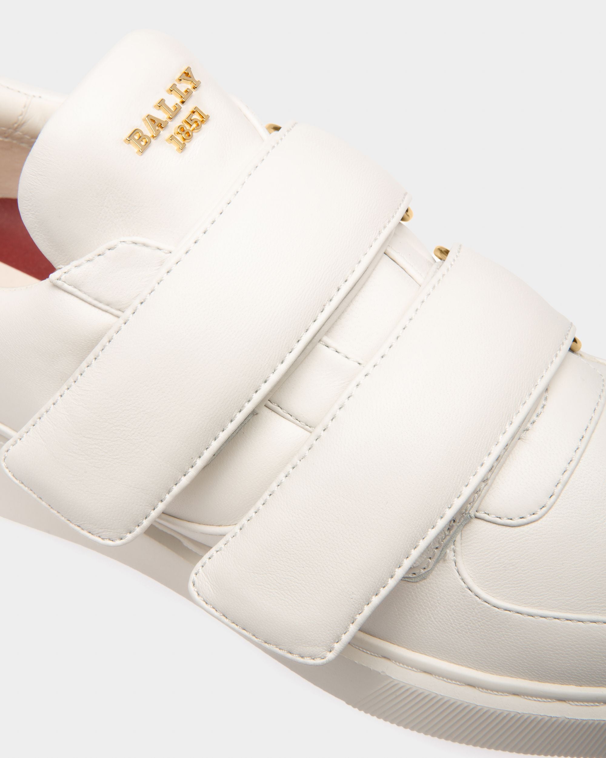 Maylor Leather Sneakers In White - Women's - Bally - 06