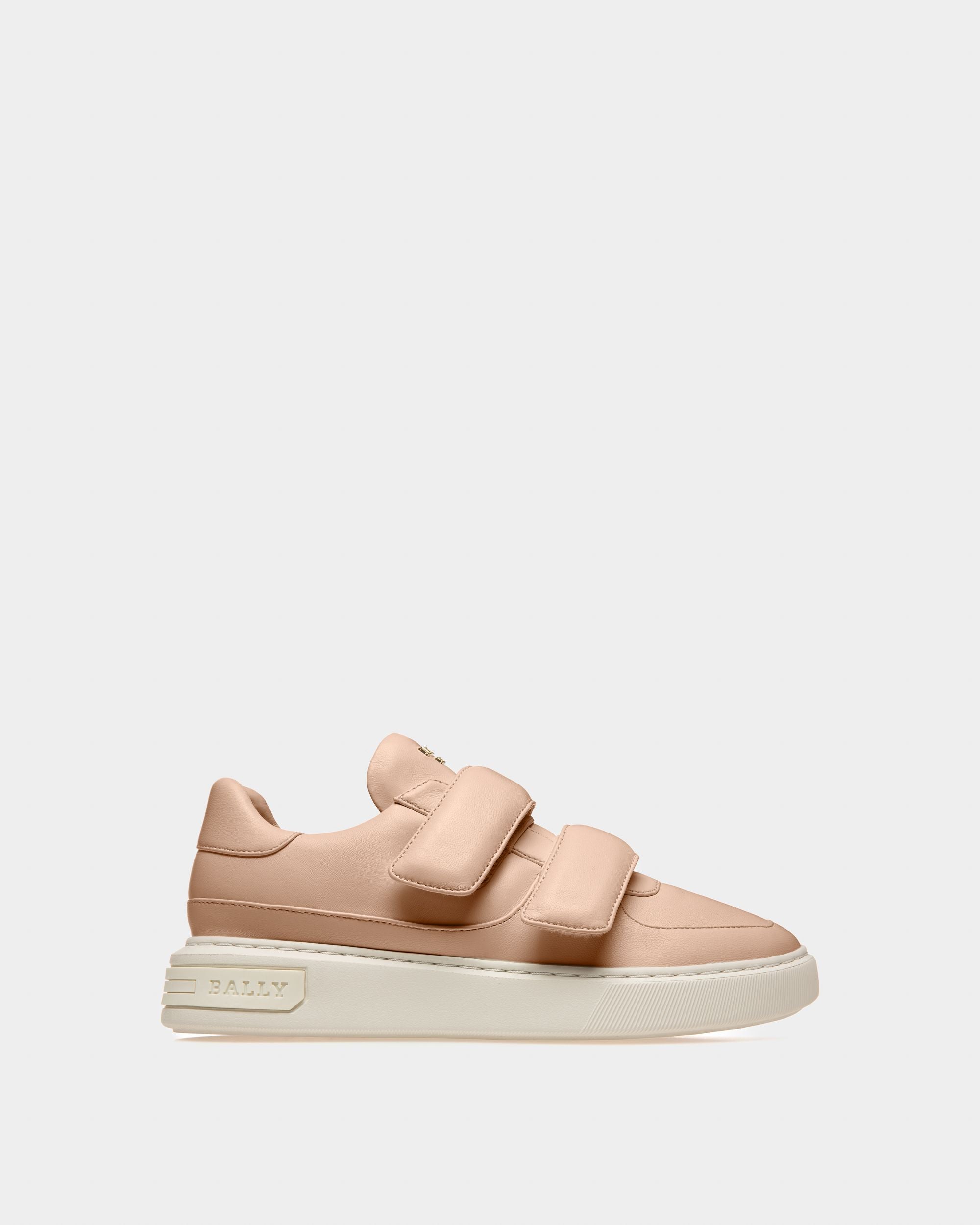 Maylor Leather Sneakers In Blenh Pink - Women's - Bally - 01
