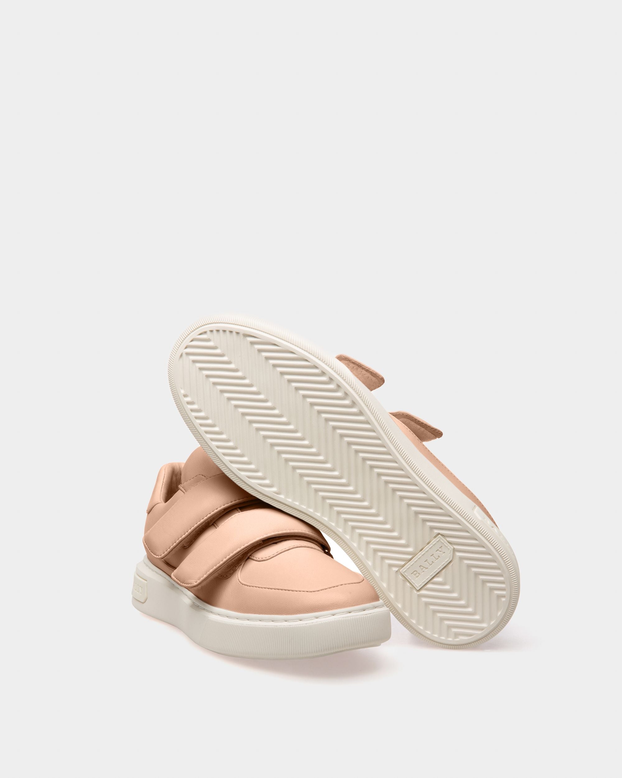 Maylor Leather Sneakers In Blenh Pink - Women's - Bally - 05