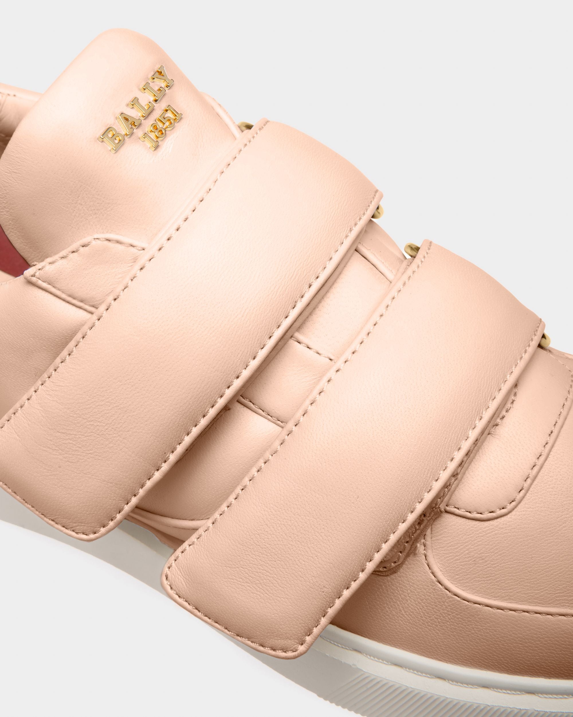 Maylor Leather Sneakers In Blenh Pink - Women's - Bally - 06